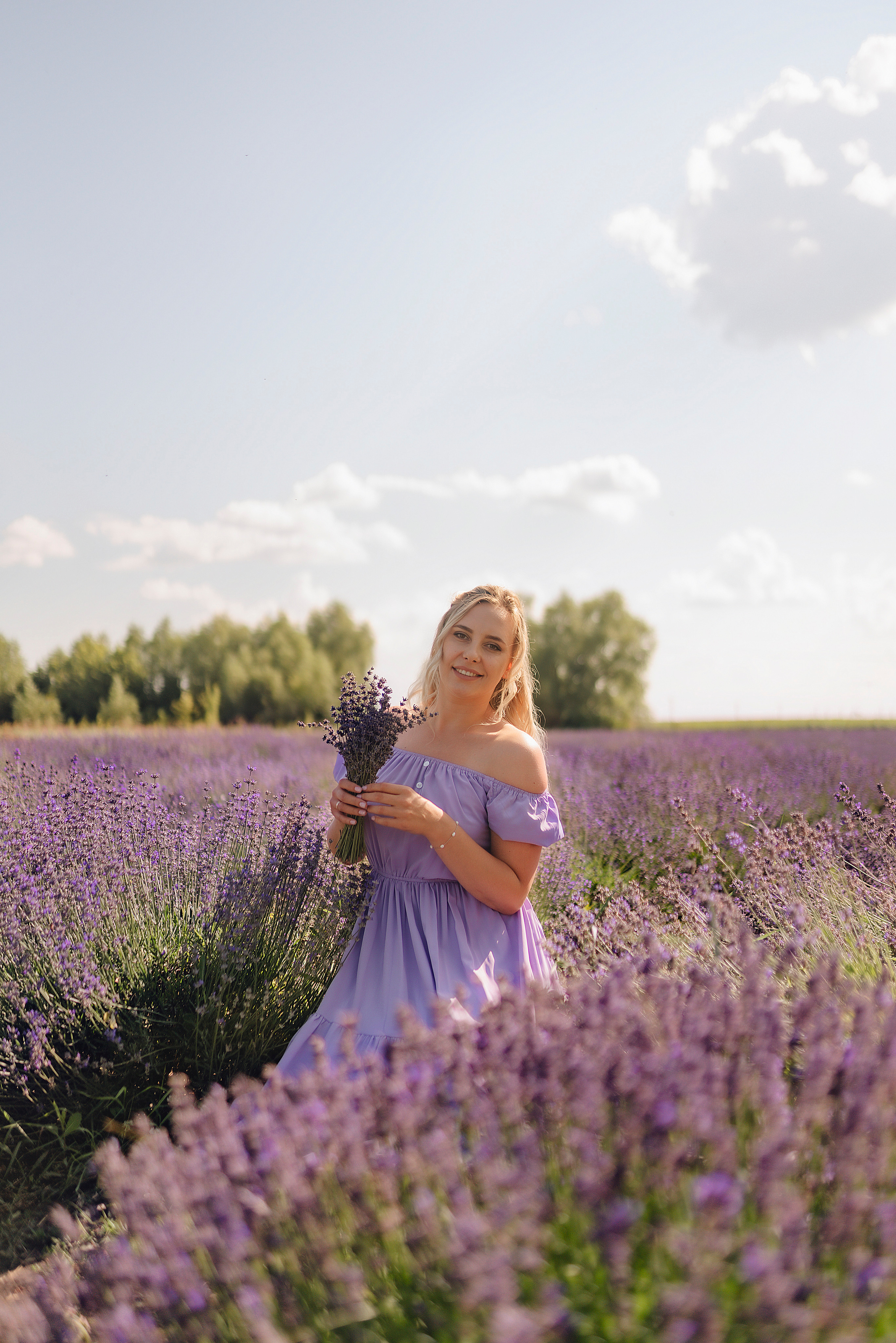 Дарья | Лавандовое поле. Фотограф Карина Шмулёва. Воронеж и область