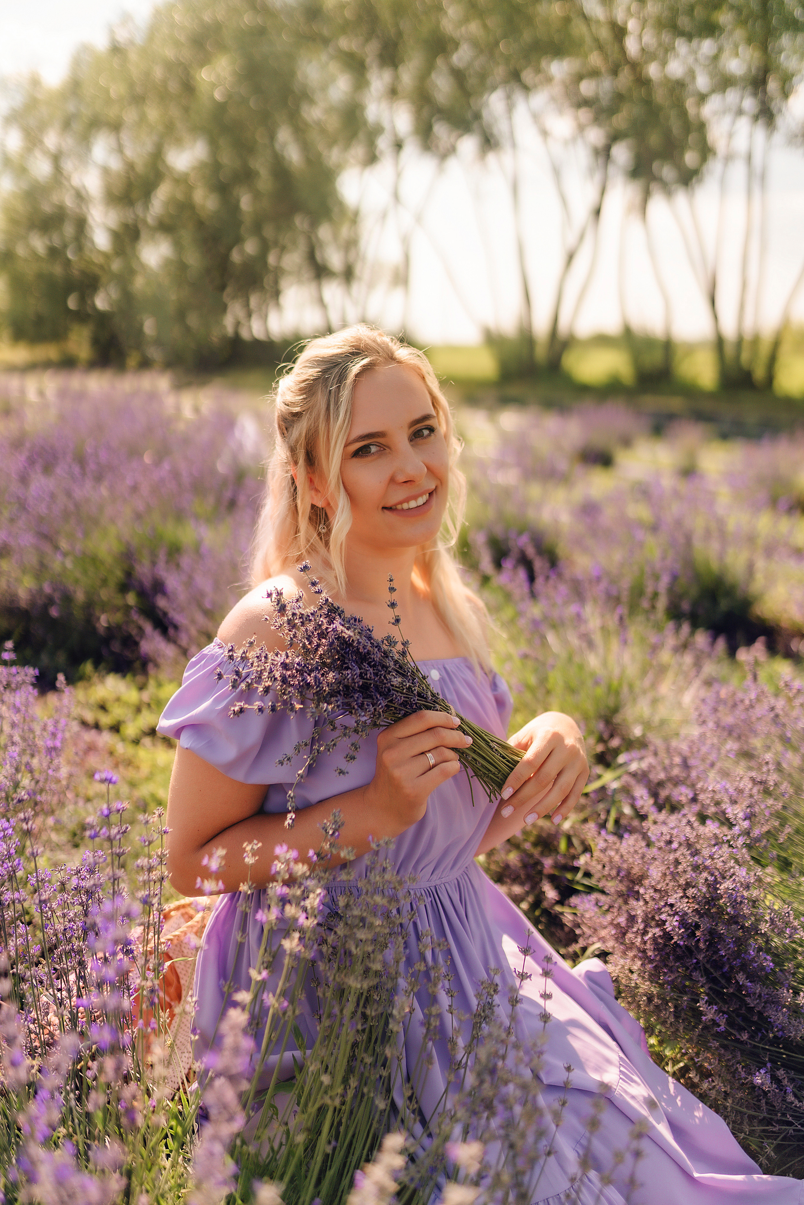 Дарья | Лавандовое поле. Фотограф Карина Шмулёва. Воронеж и область