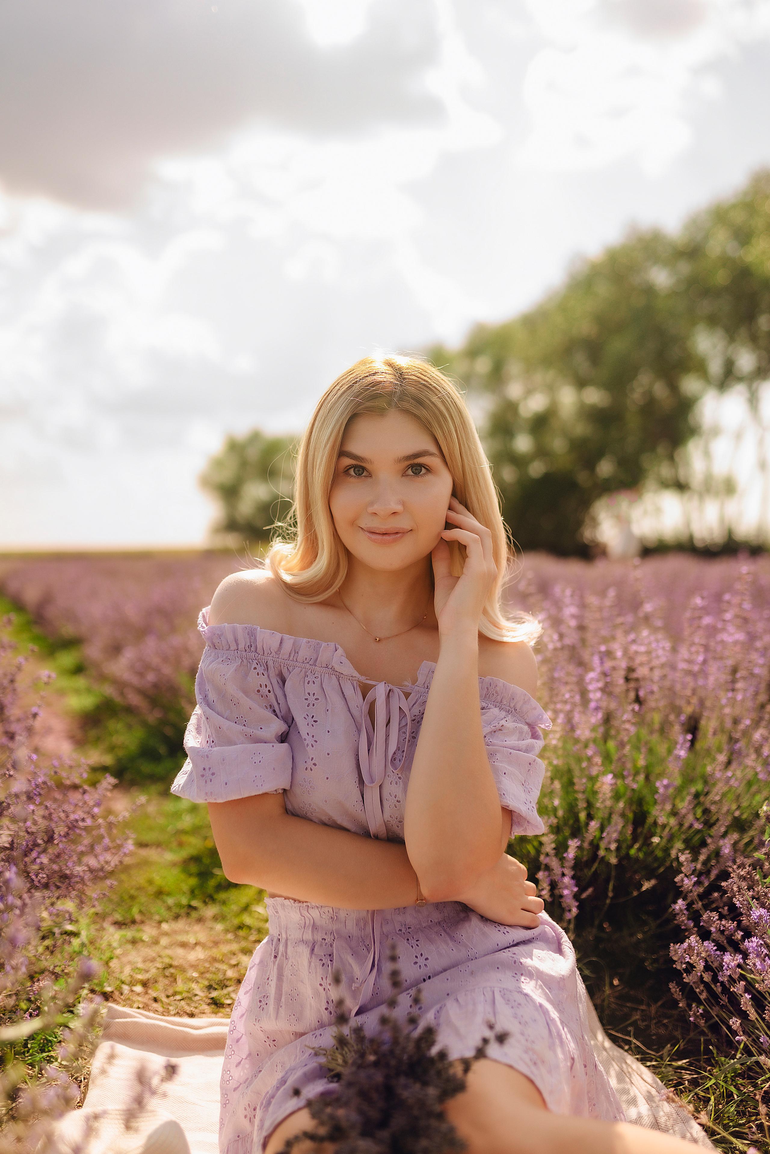 Алина | Лавандовое поле. Фотограф Карина Шмулёва. Воронеж и область