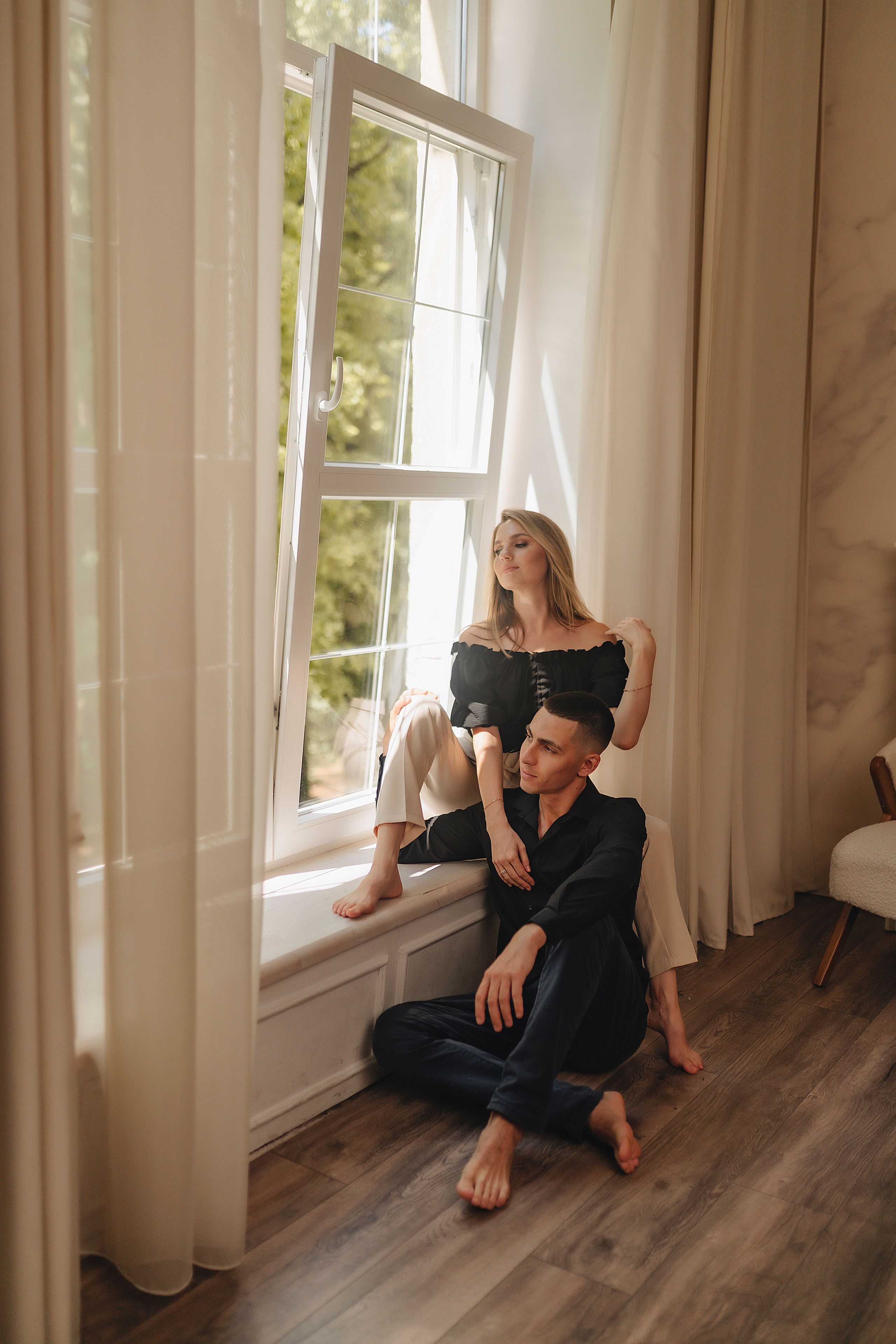 Кристина и Вадим | Съёмка в студии Portfolio. Фотограф Карина Шмулёва. Воронеж и область