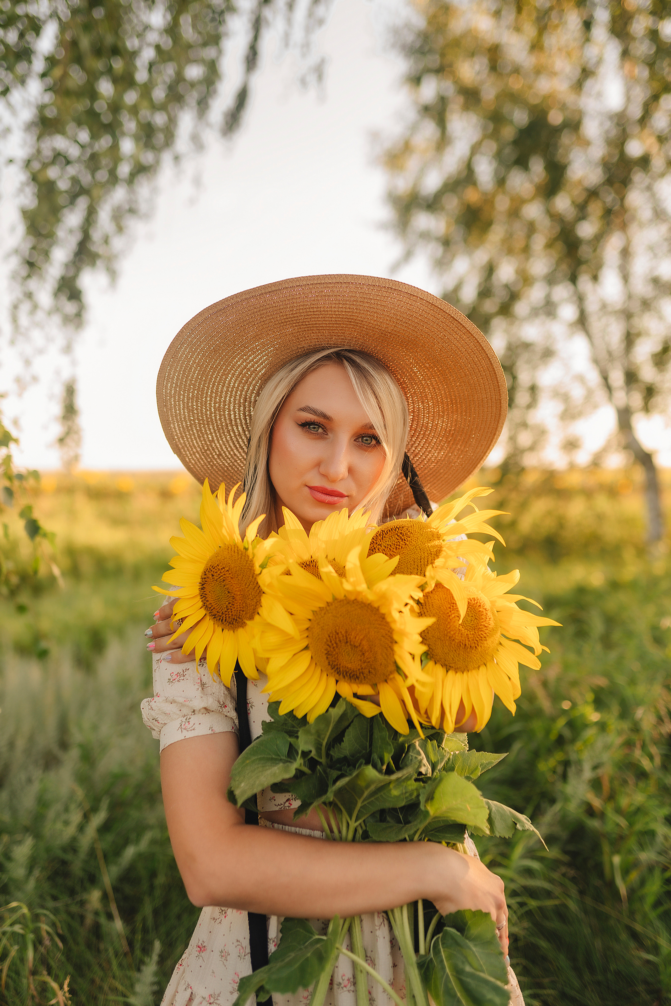 Олеся | Съемка с подсолнухами. Фотограф Карина Шмулёва. Воронеж и область