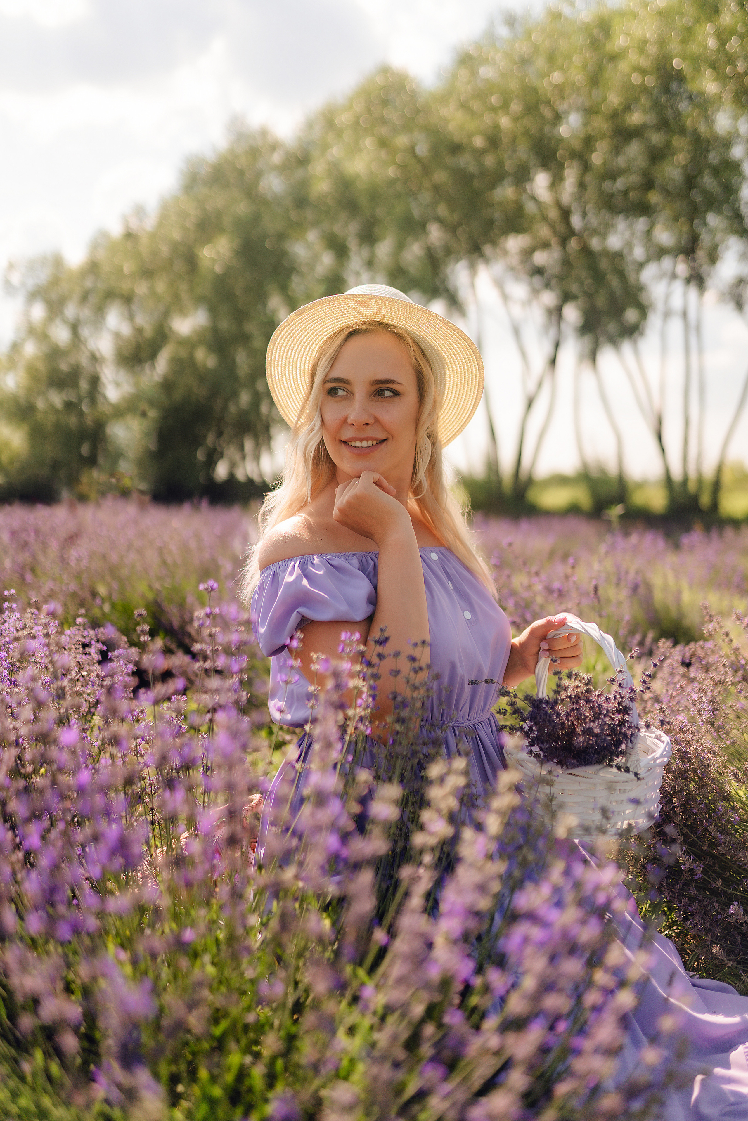 Дарья | Лавандовое поле. Фотограф Карина Шмулёва. Воронеж и область