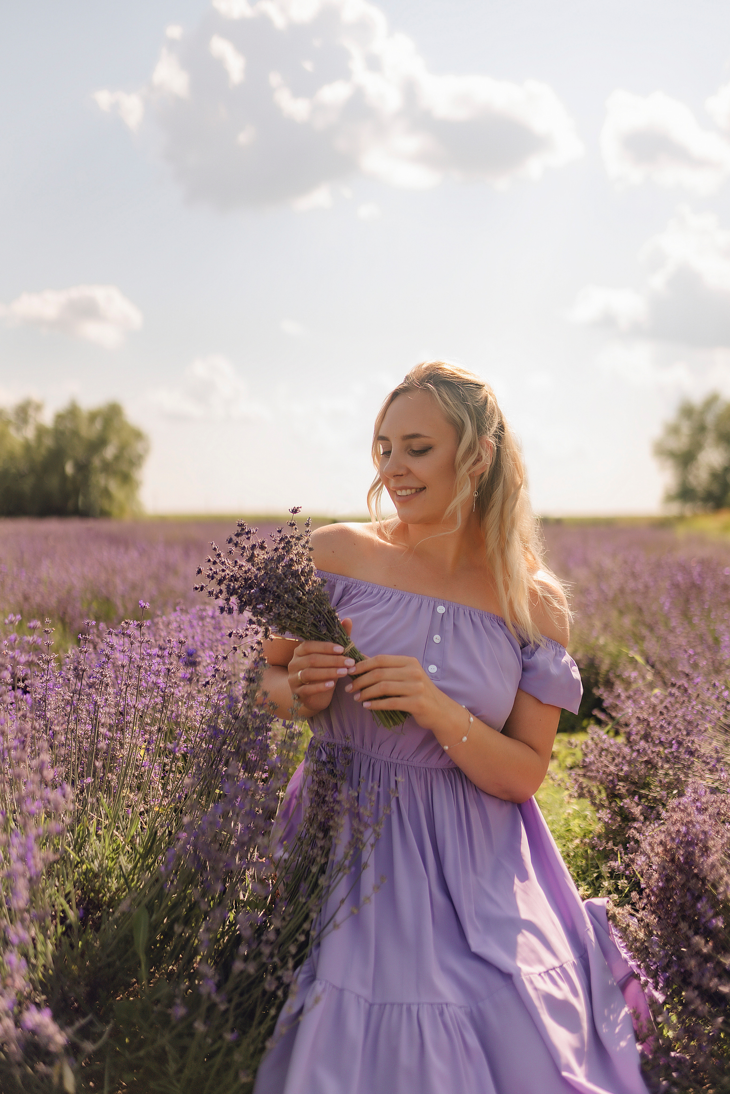 Дарья | Лавандовое поле. Фотограф Карина Шмулёва. Воронеж и область