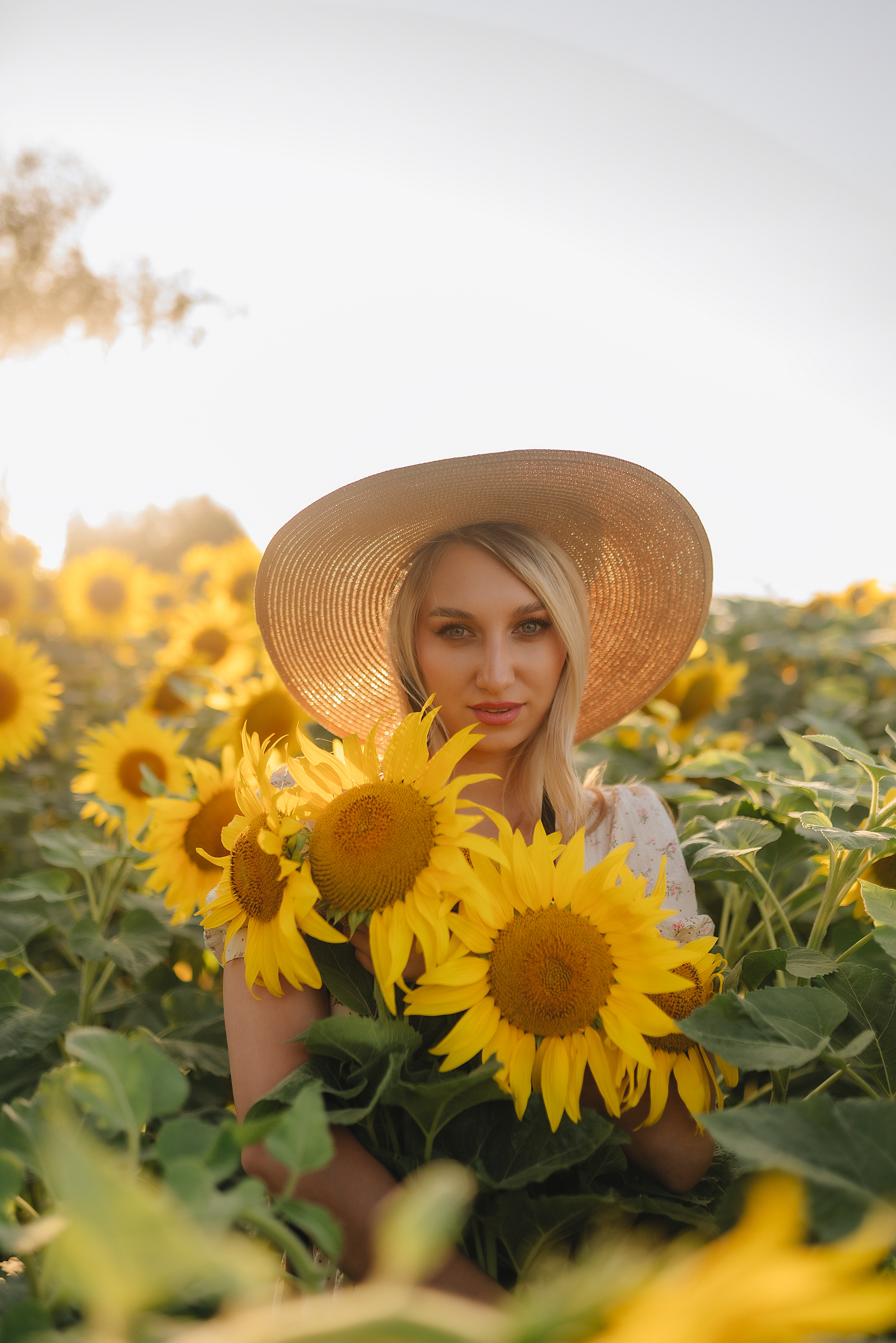 Олеся | Съемка с подсолнухами. Фотограф Карина Шмулёва. Воронеж и область