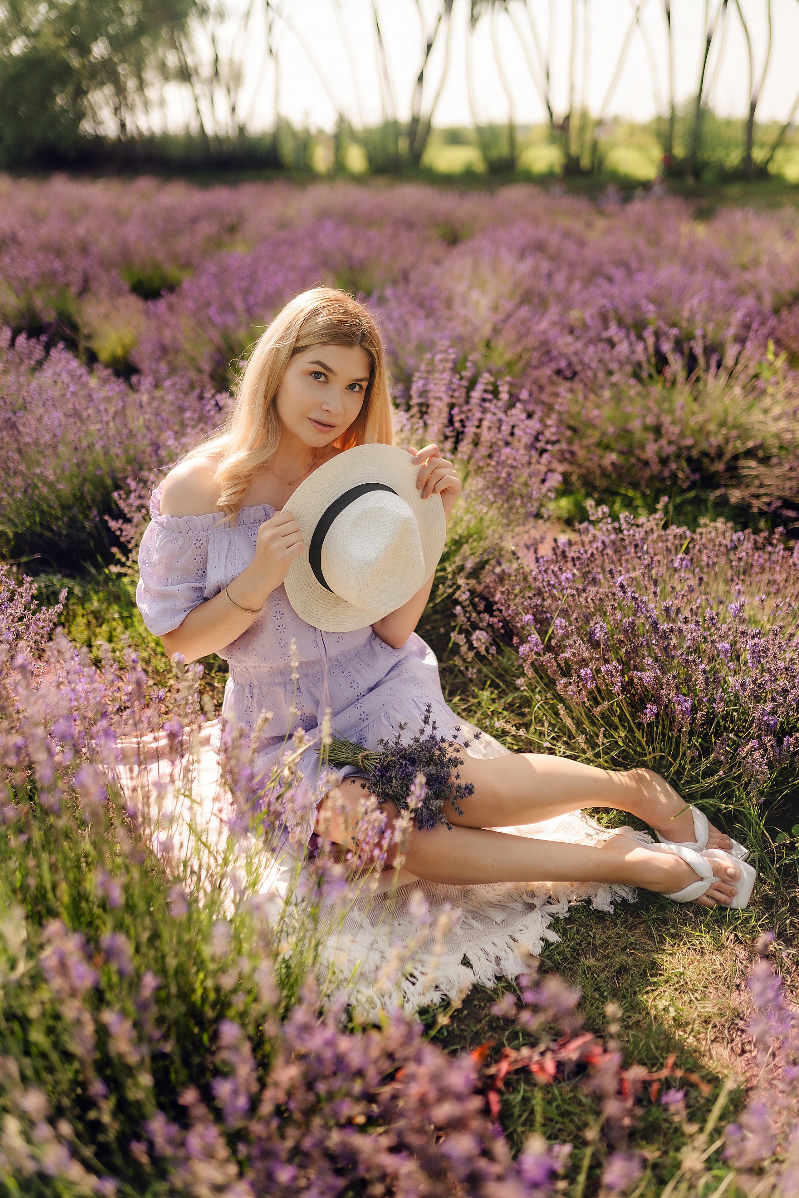 Алина | Лавандовое поле. Фотограф Карина Шмулёва. Воронеж и область