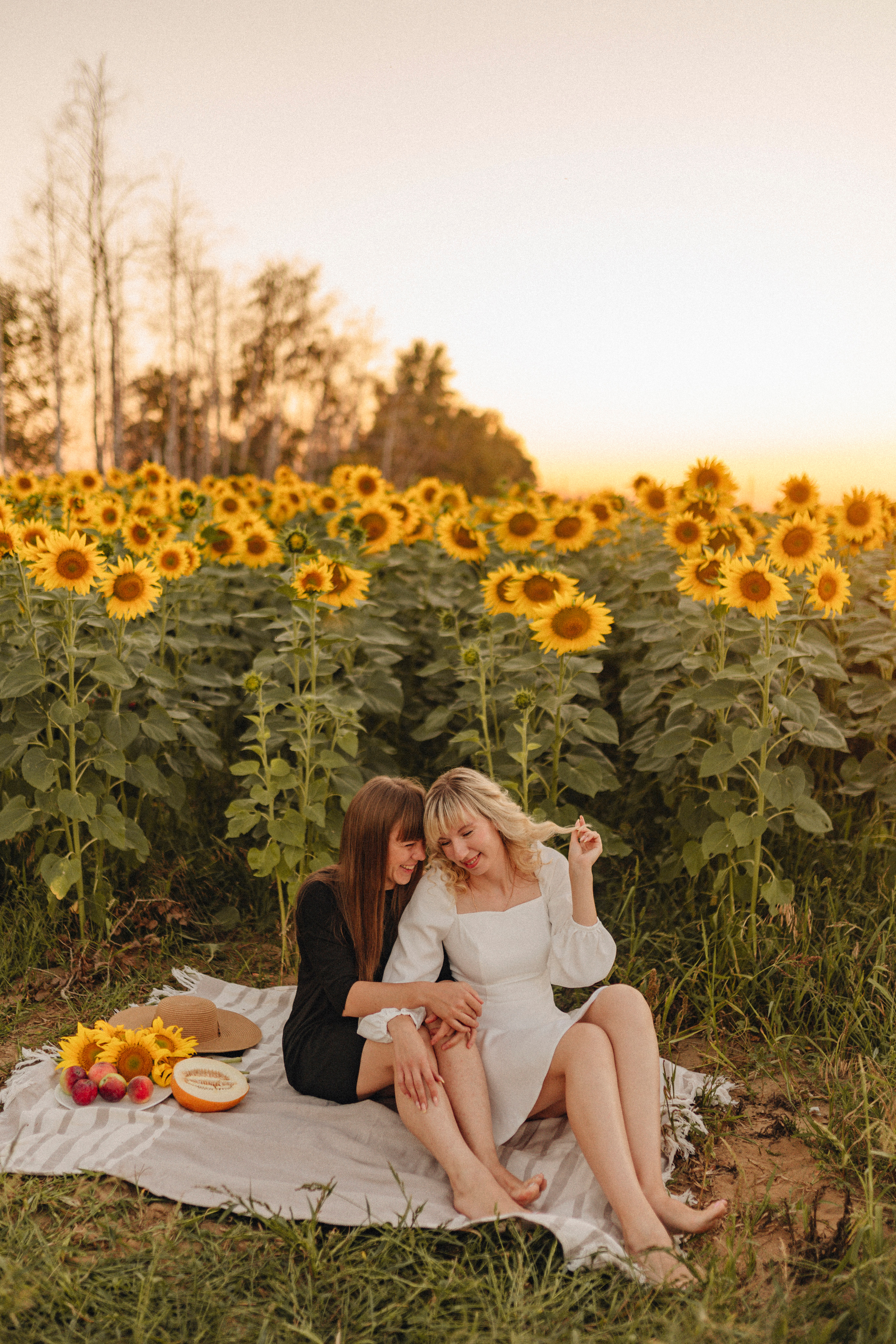 Анастасия | Съёмка в подсолнухах. Фотограф Карина Шмулёва. Воронеж и область