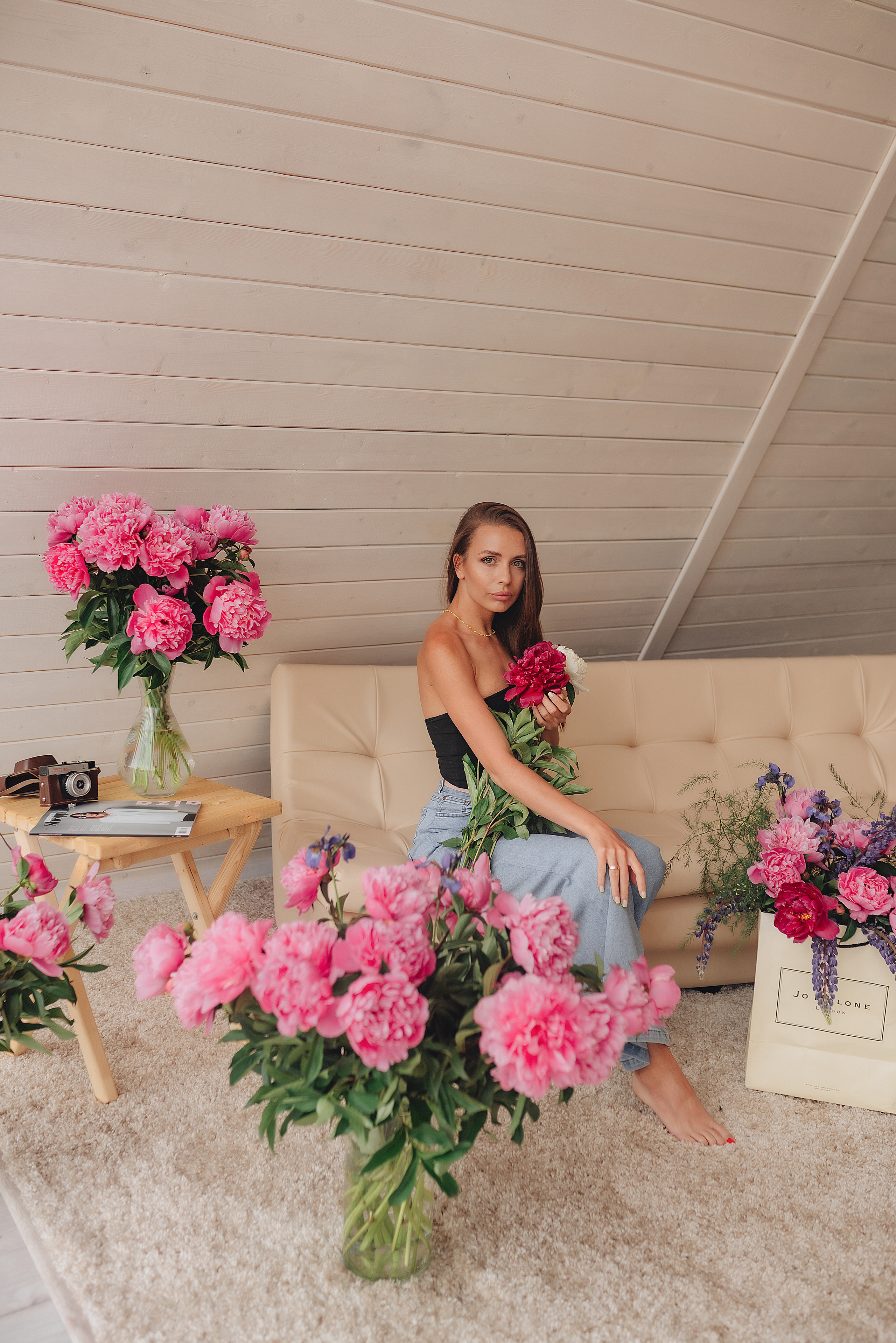 Юлия | Фотодень с пионами. Фотограф Карина Шмулёва. Воронеж и область