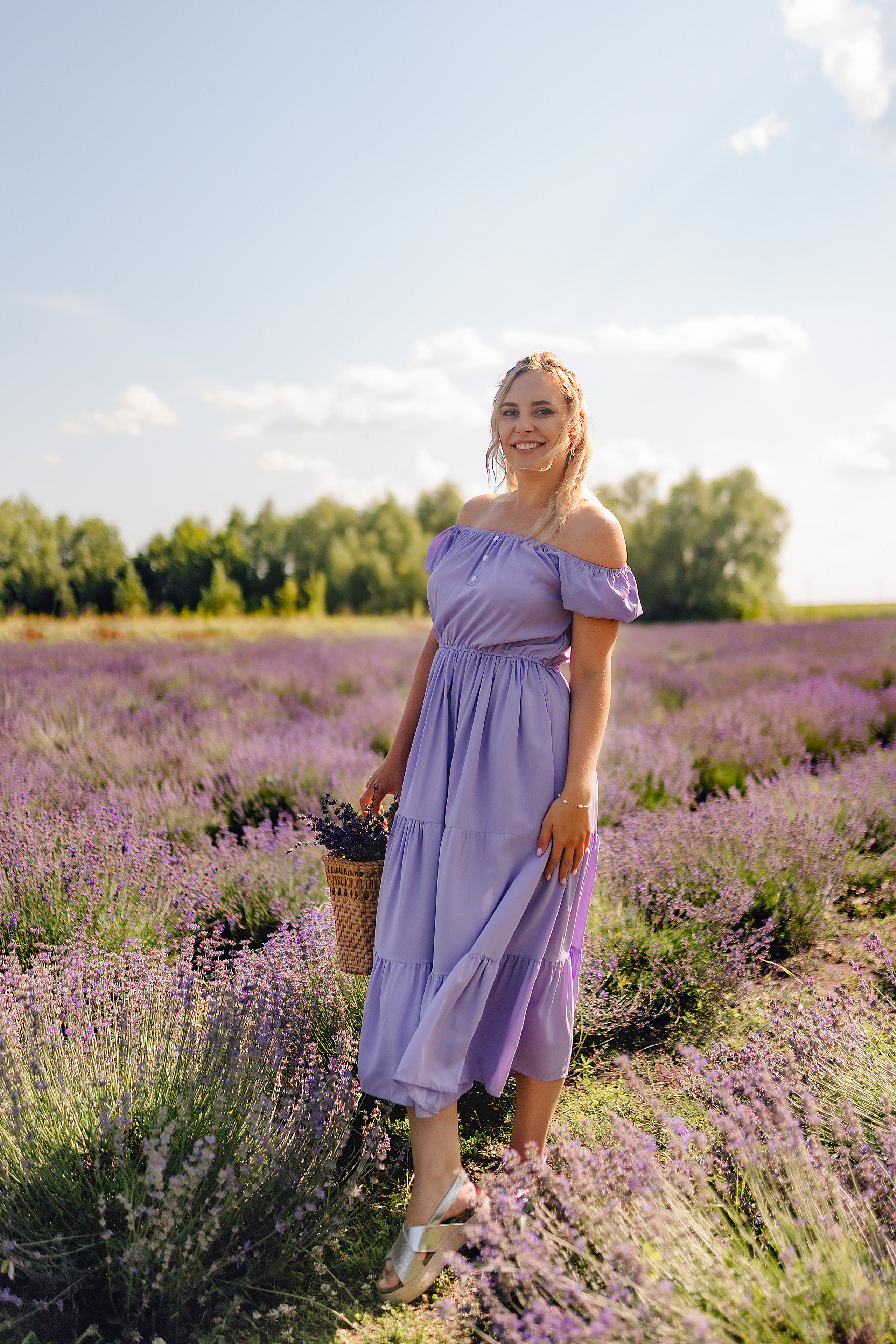 Дарья | Лавандовое поле. Фотограф Карина Шмулёва. Воронеж и область