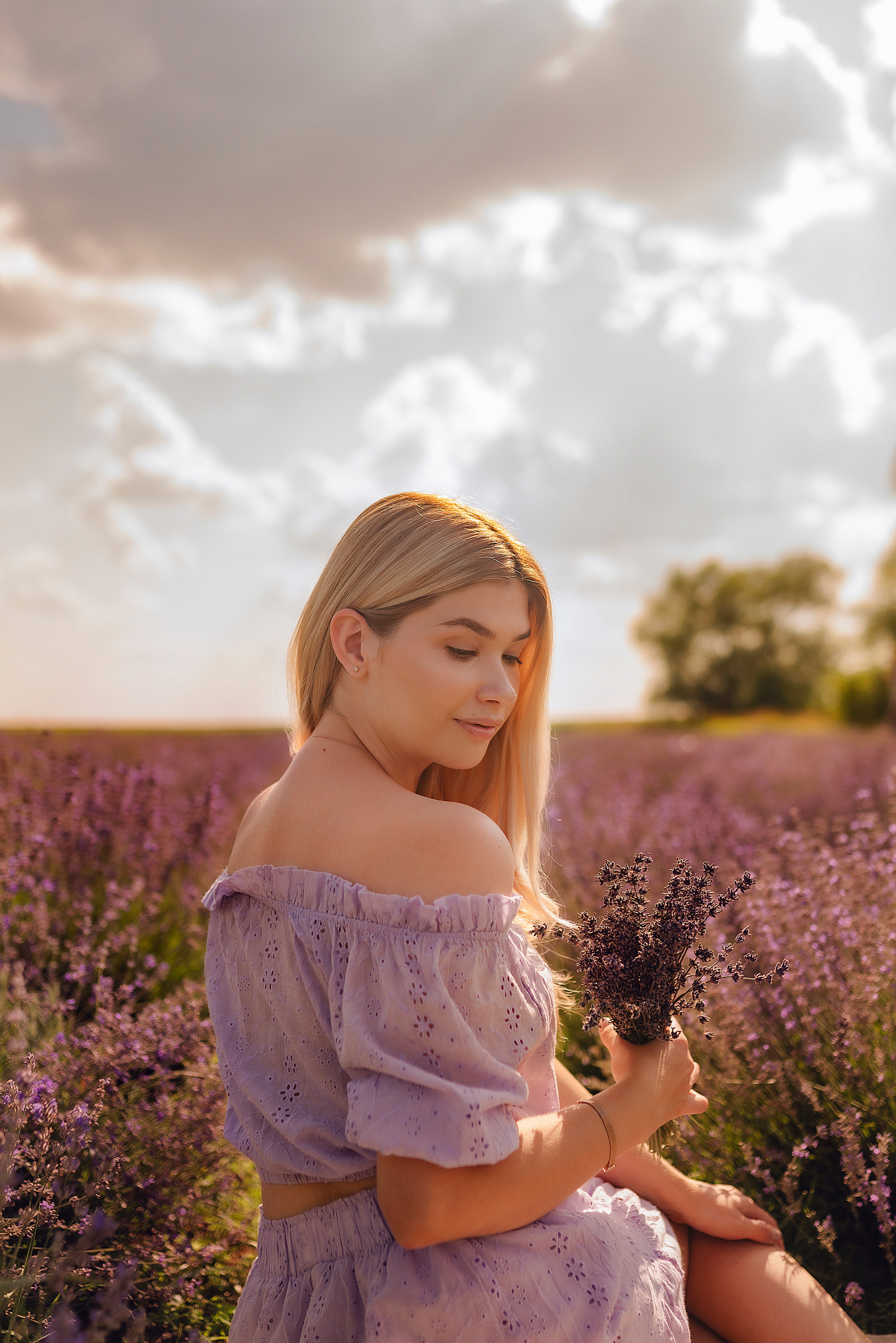 Алина | Лавандовое поле. Фотограф Карина Шмулёва. Воронеж и область