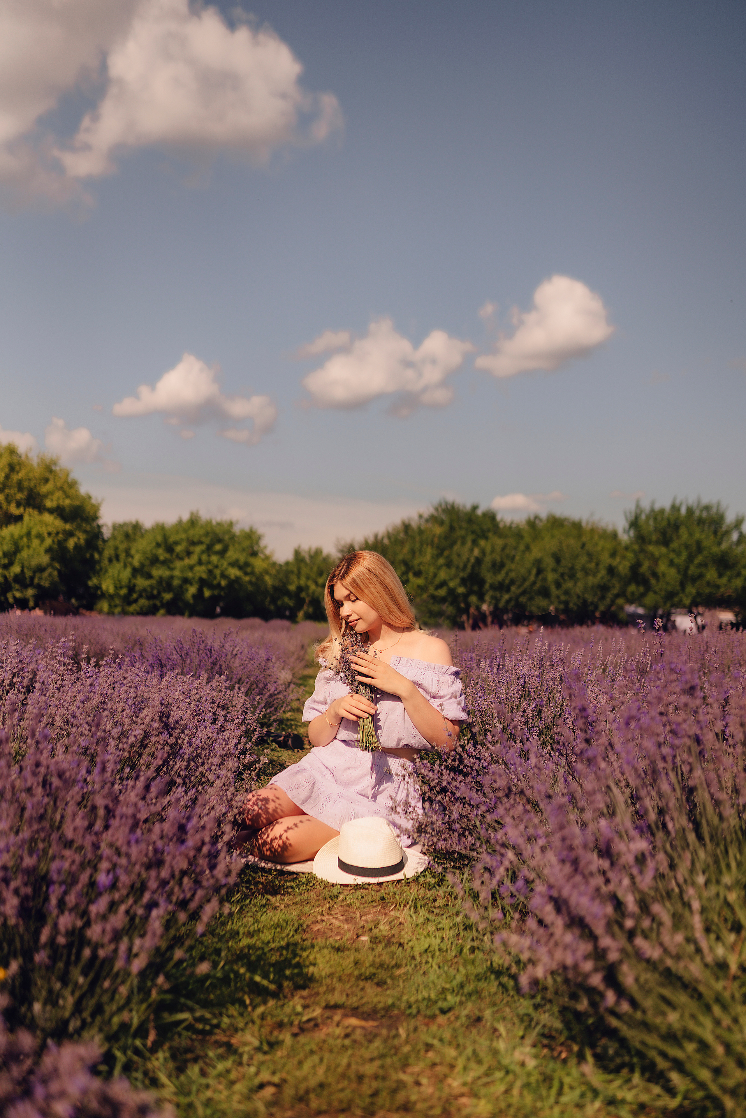 Алина | Лавандовое поле. Фотограф Карина Шмулёва. Воронеж и область