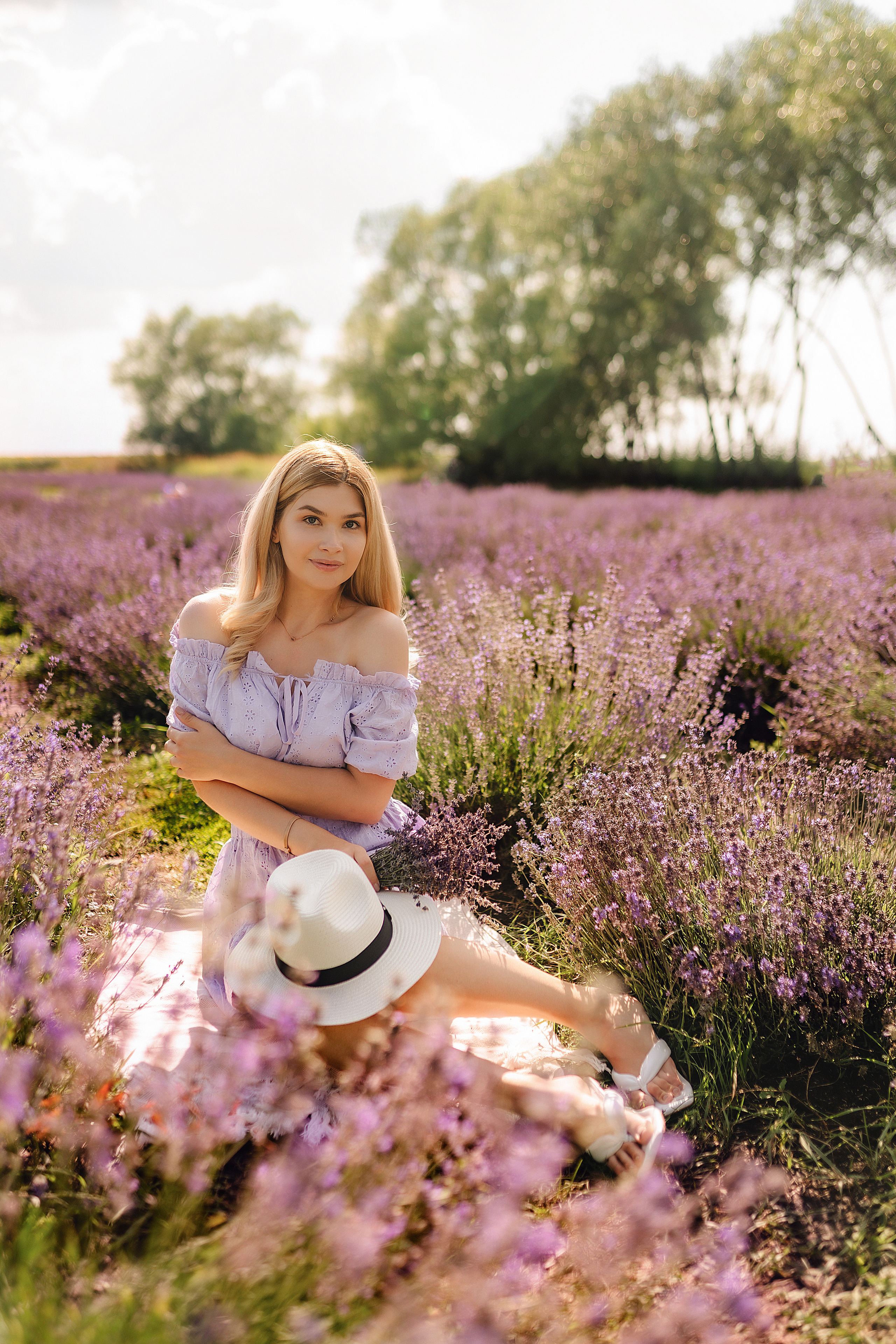 Алина | Лавандовое поле. Фотограф Карина Шмулёва. Воронеж и область