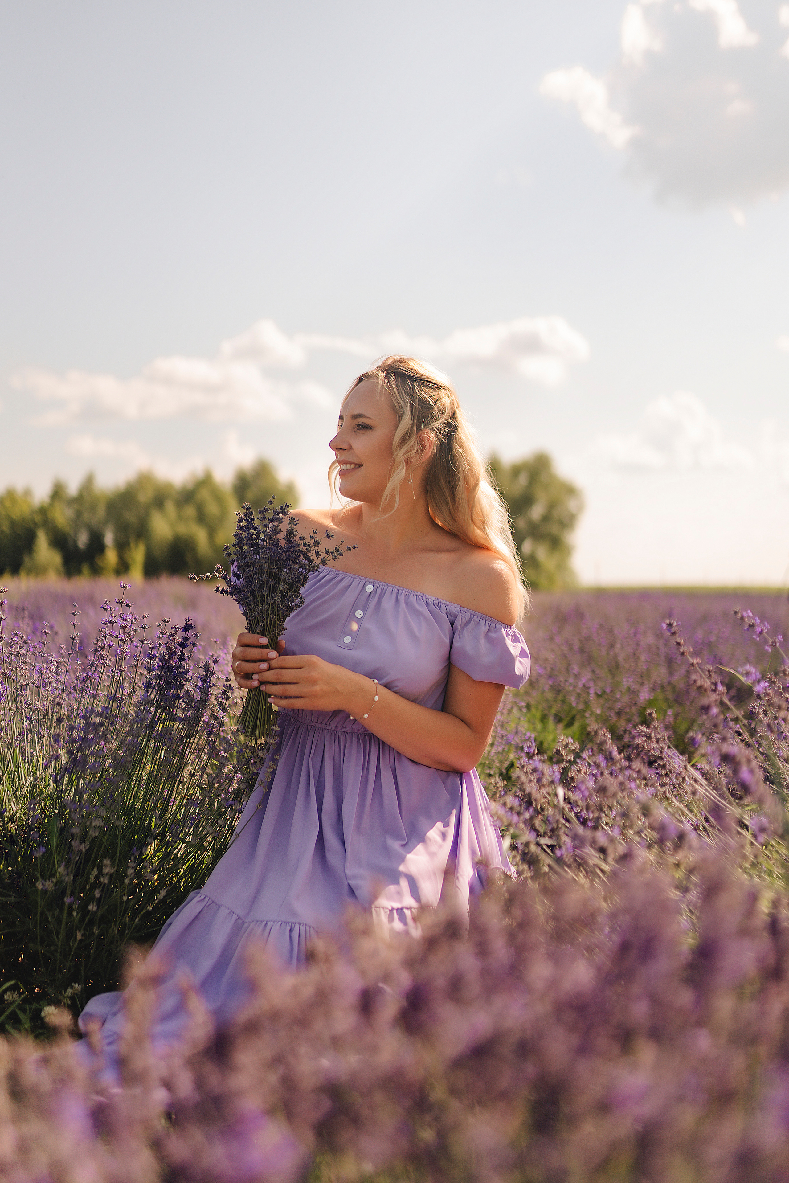 Дарья | Лавандовое поле. Фотограф Карина Шмулёва. Воронеж и область