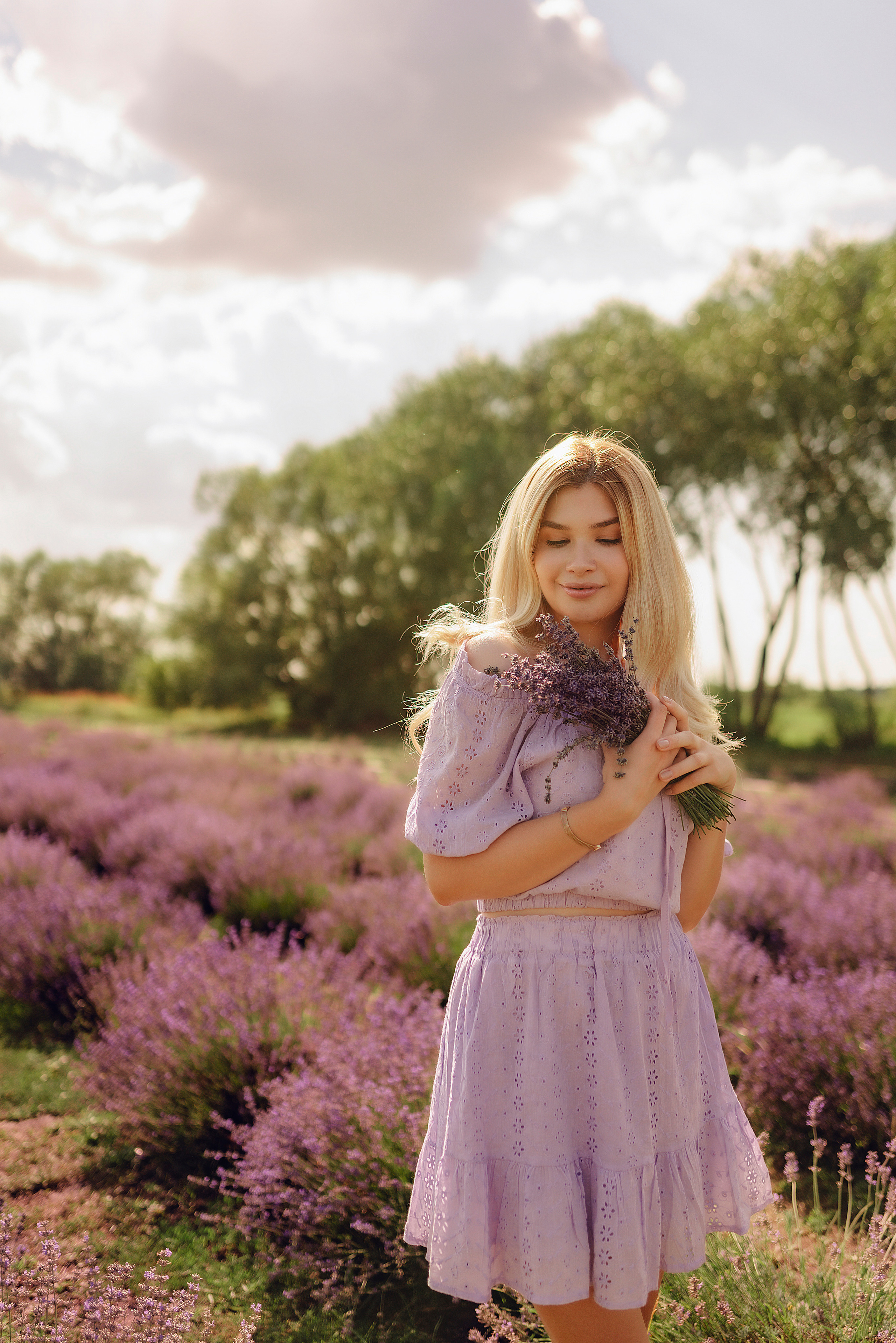 Алина | Лавандовое поле. Фотограф Карина Шмулёва. Воронеж и область