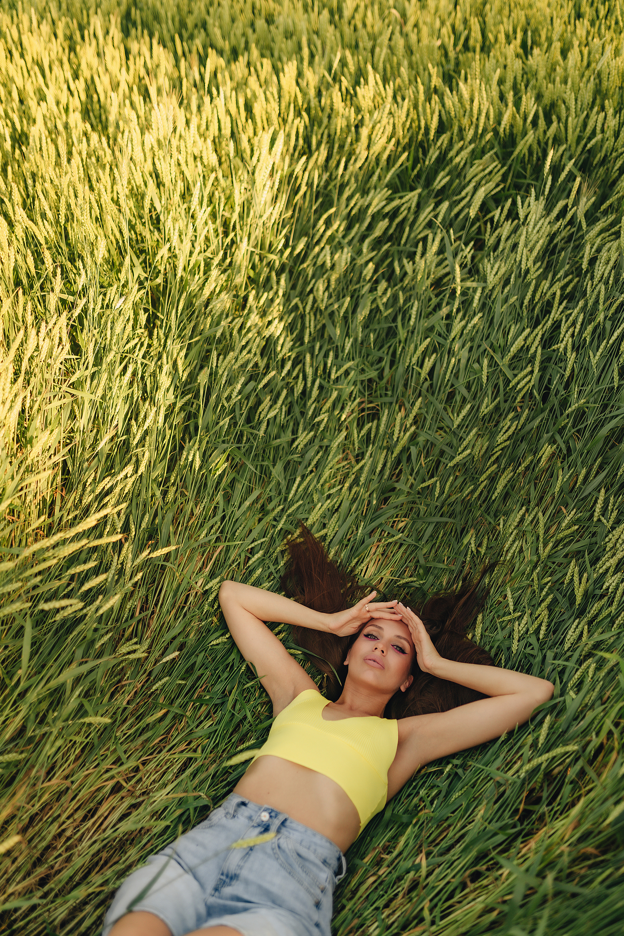 Юлия | Съёмка в колосках. Фотограф Карина Шмулёва. Воронеж и область
