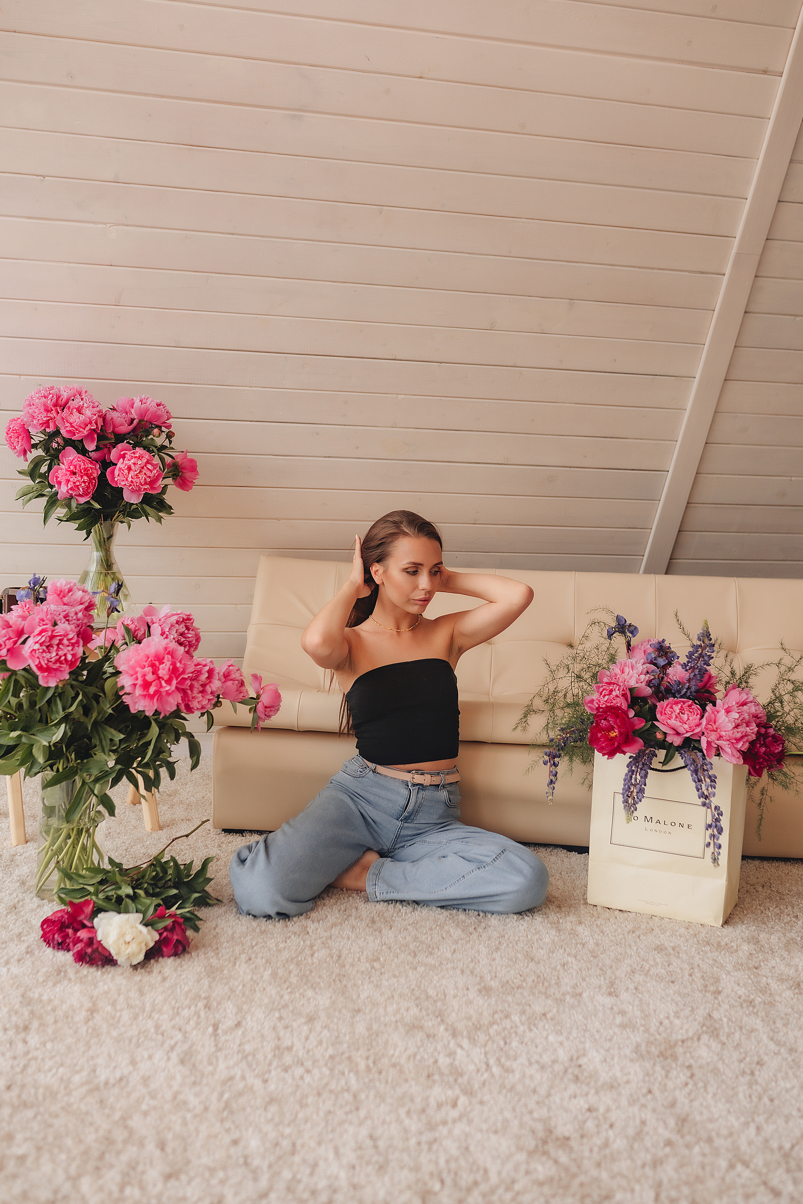 Юлия | Фотодень с пионами. Фотограф Карина Шмулёва. Воронеж и область