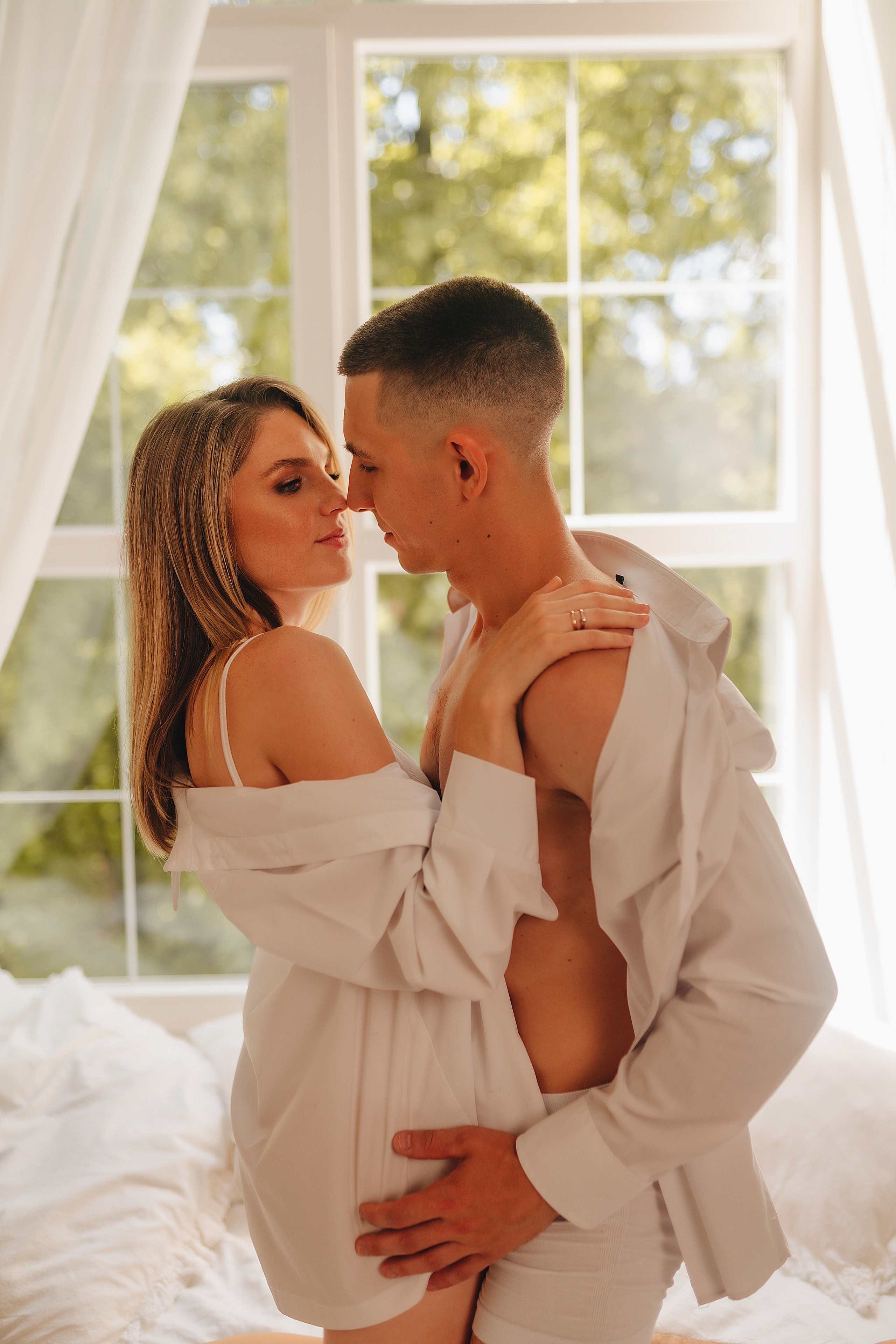 Кристина и Вадим | Съёмка в студии Portfolio. Фотограф Карина Шмулёва. Воронеж и область