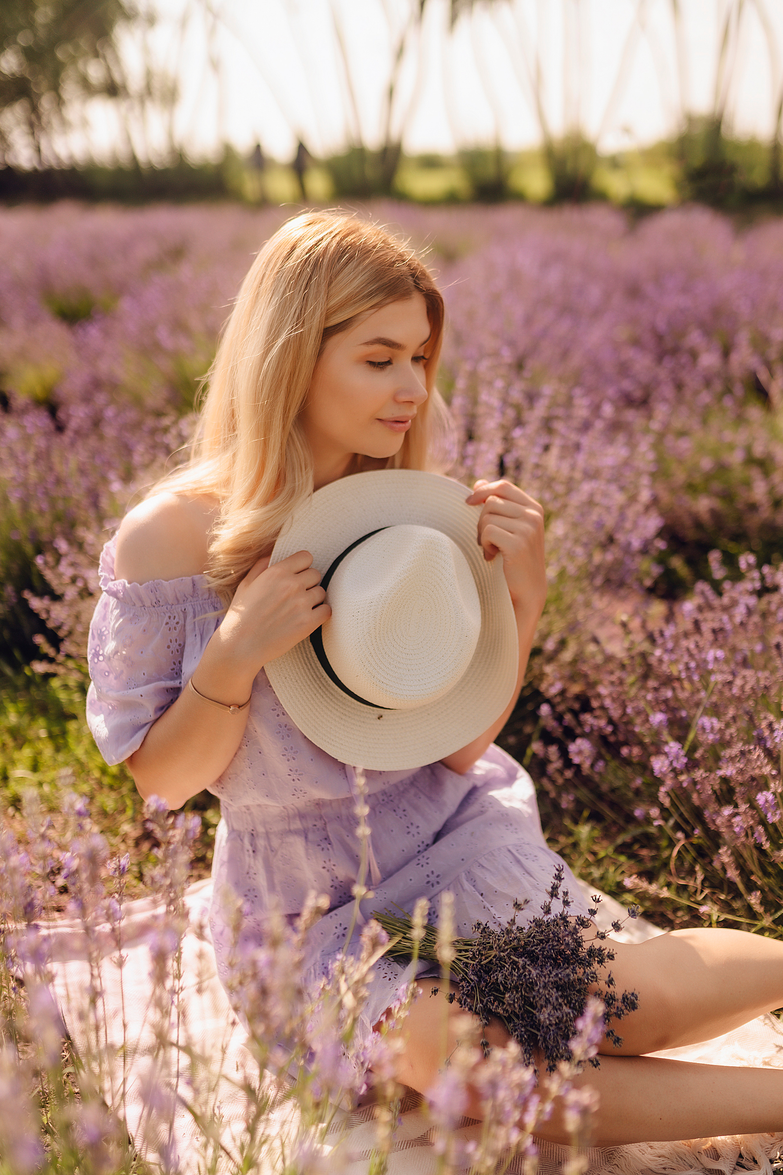 Алина | Лавандовое поле. Фотограф Карина Шмулёва. Воронеж и область