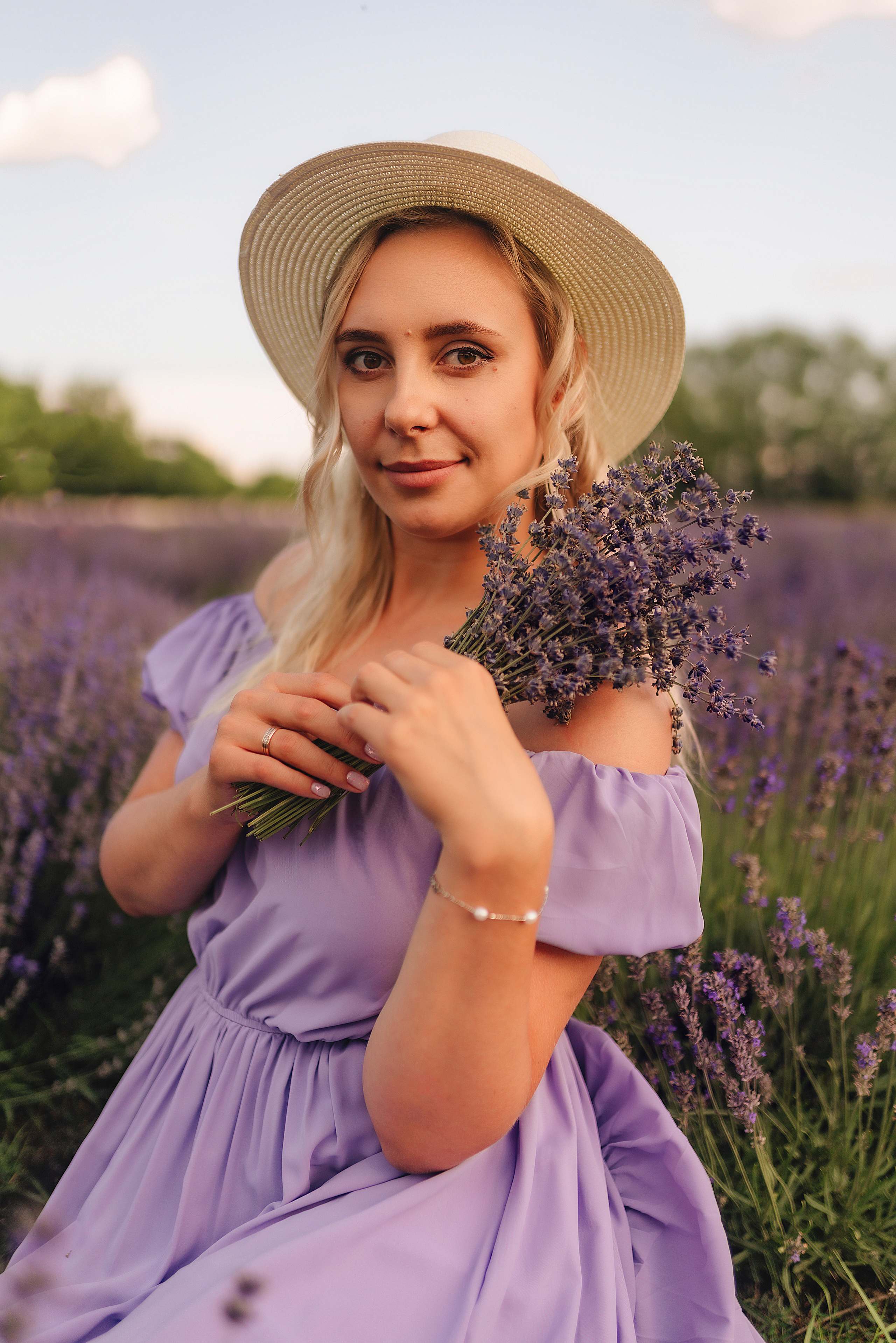 Дарья | Лавандовое поле. Фотограф Карина Шмулёва. Воронеж и область