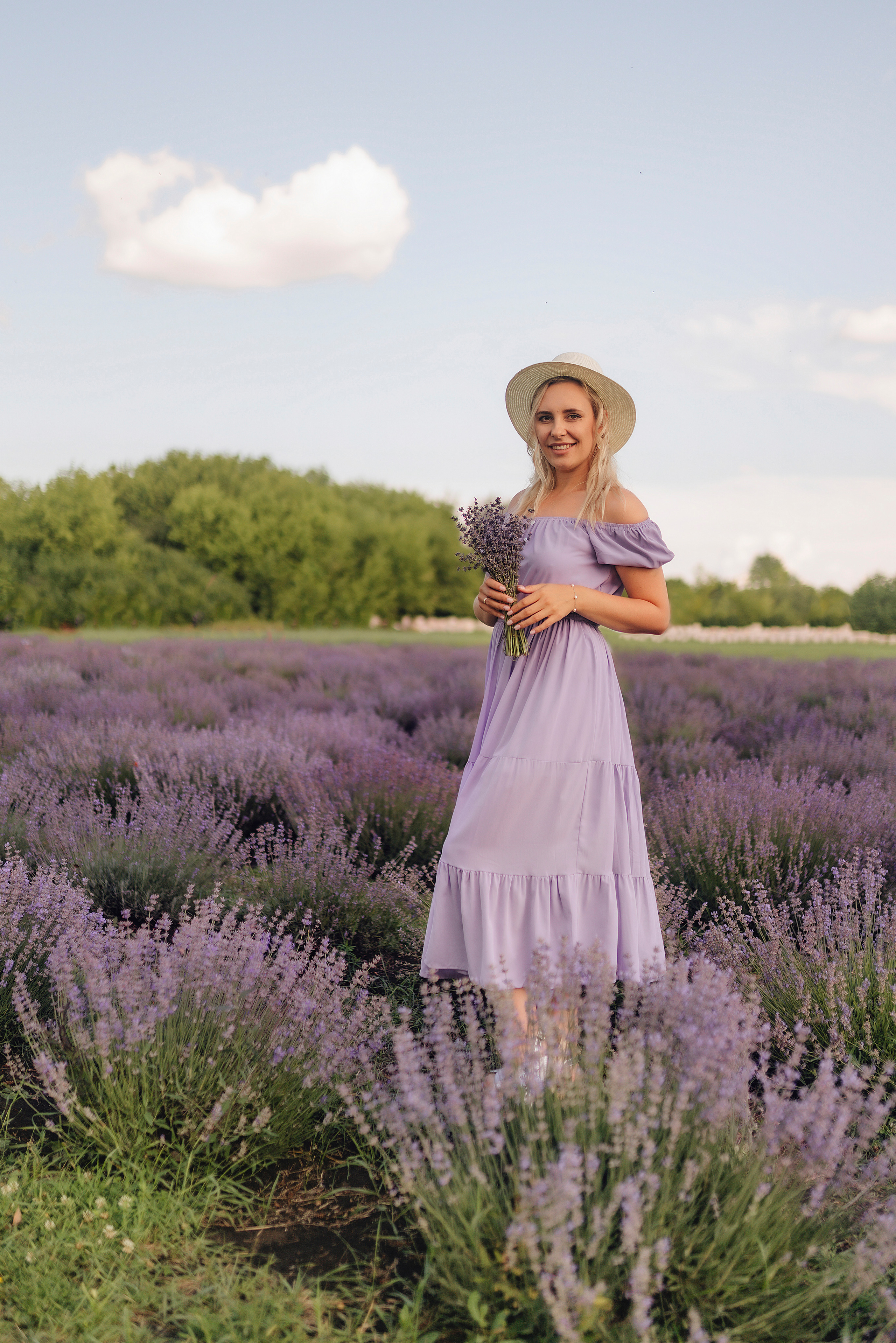 Дарья | Лавандовое поле. Фотограф Карина Шмулёва. Воронеж и область