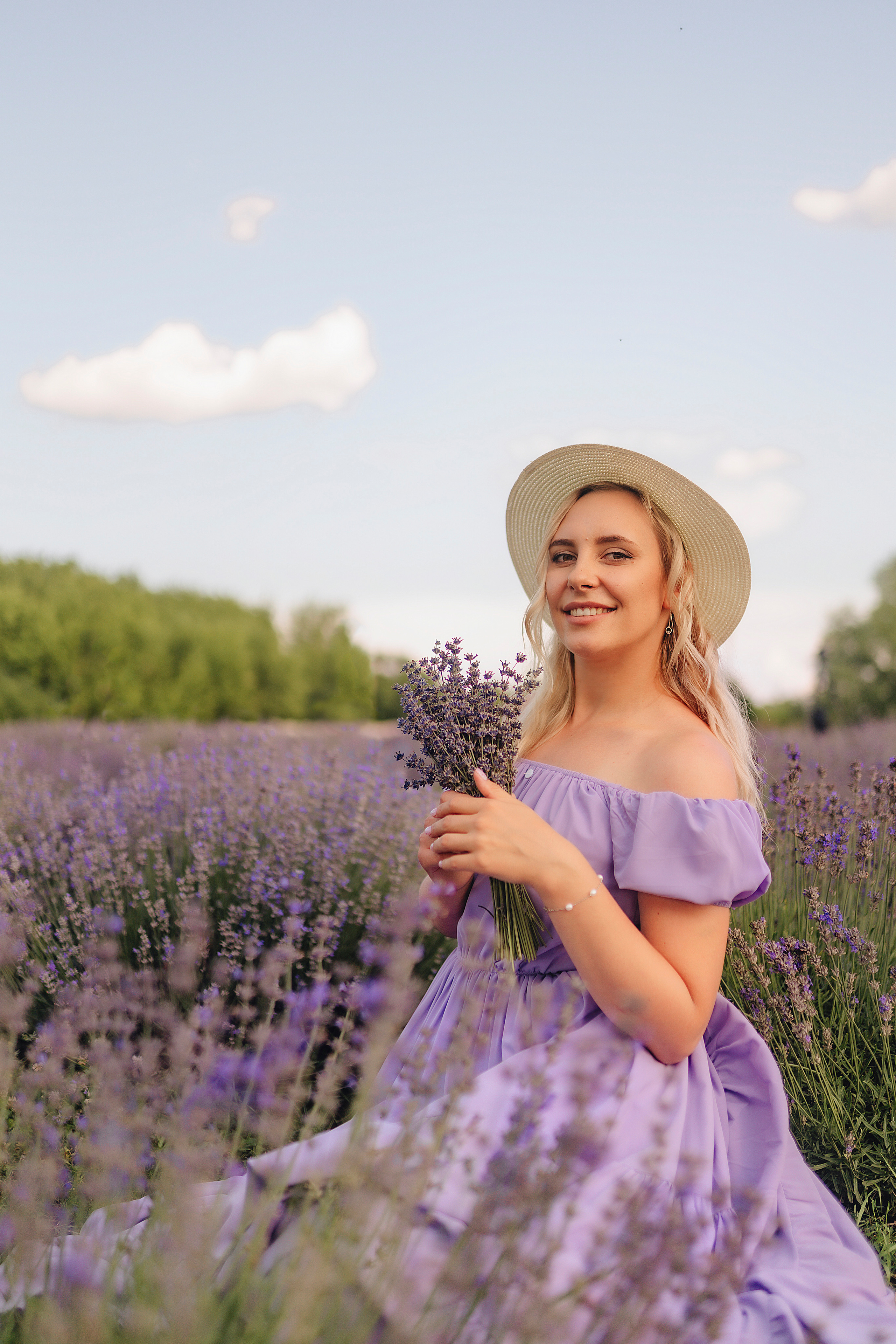 Дарья | Лавандовое поле. Фотограф Карина Шмулёва. Воронеж и область