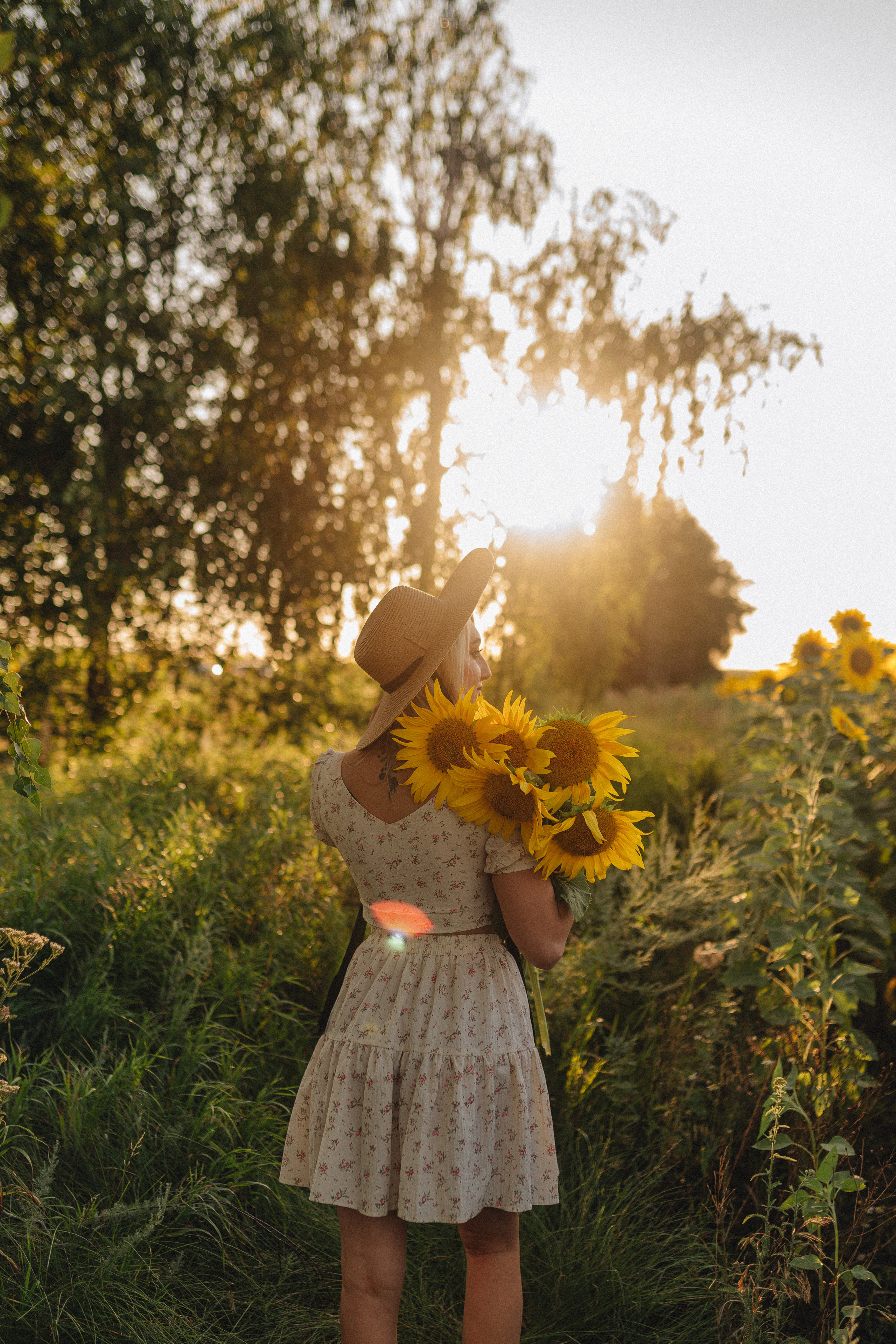Олеся | Съемка с подсолнухами. Фотограф Карина Шмулёва. Воронеж и область