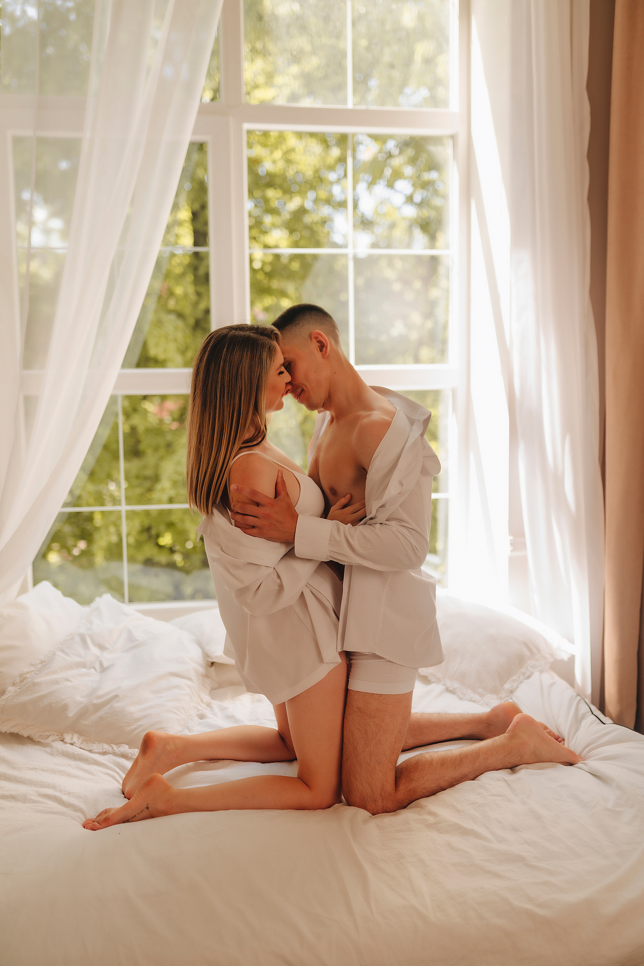 Кристина и Вадим | Съёмка в студии Portfolio. Фотограф Карина Шмулёва. Воронеж и область