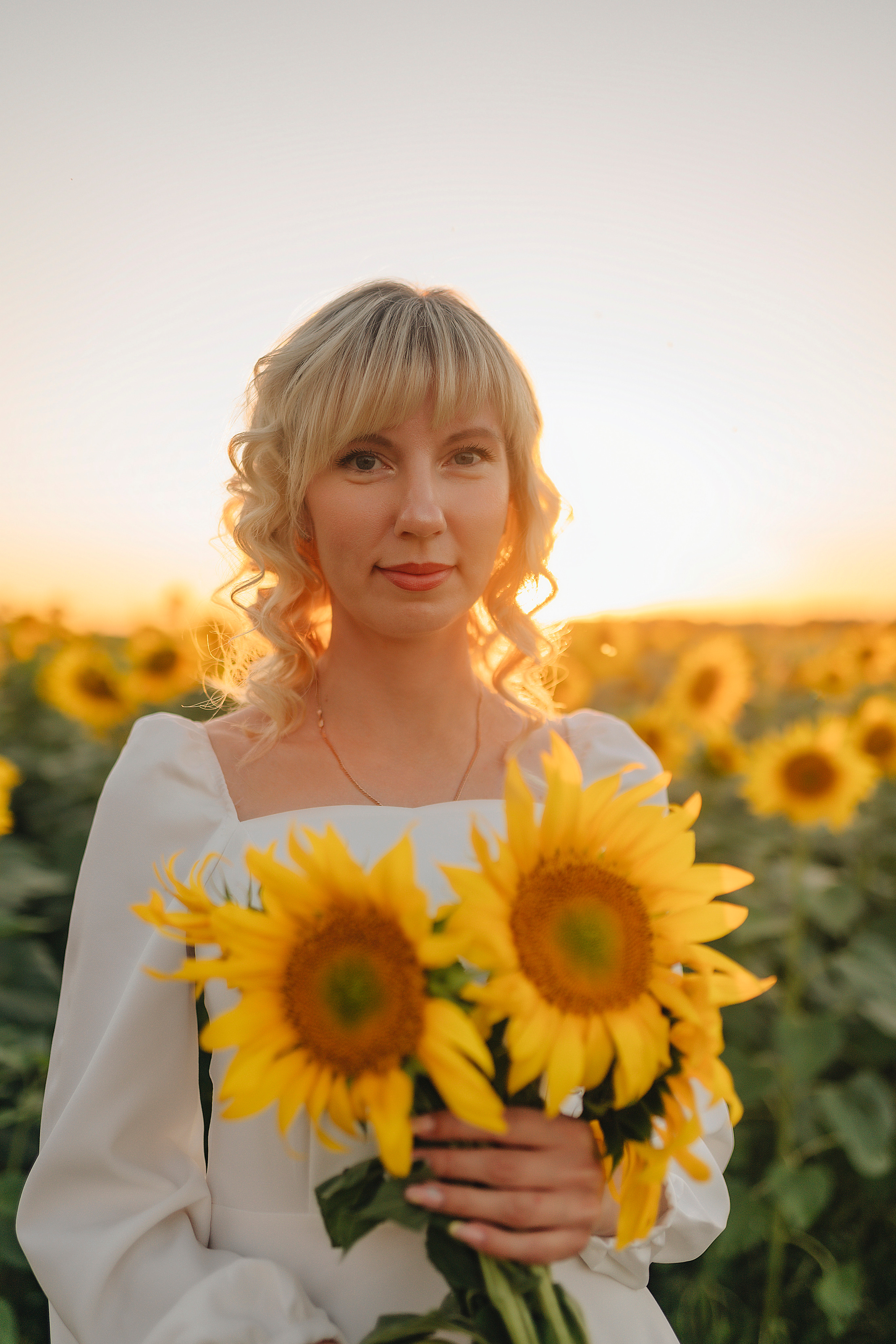 Анастасия | Съёмка в подсолнухах. Фотограф Карина Шмулёва. Воронеж и область