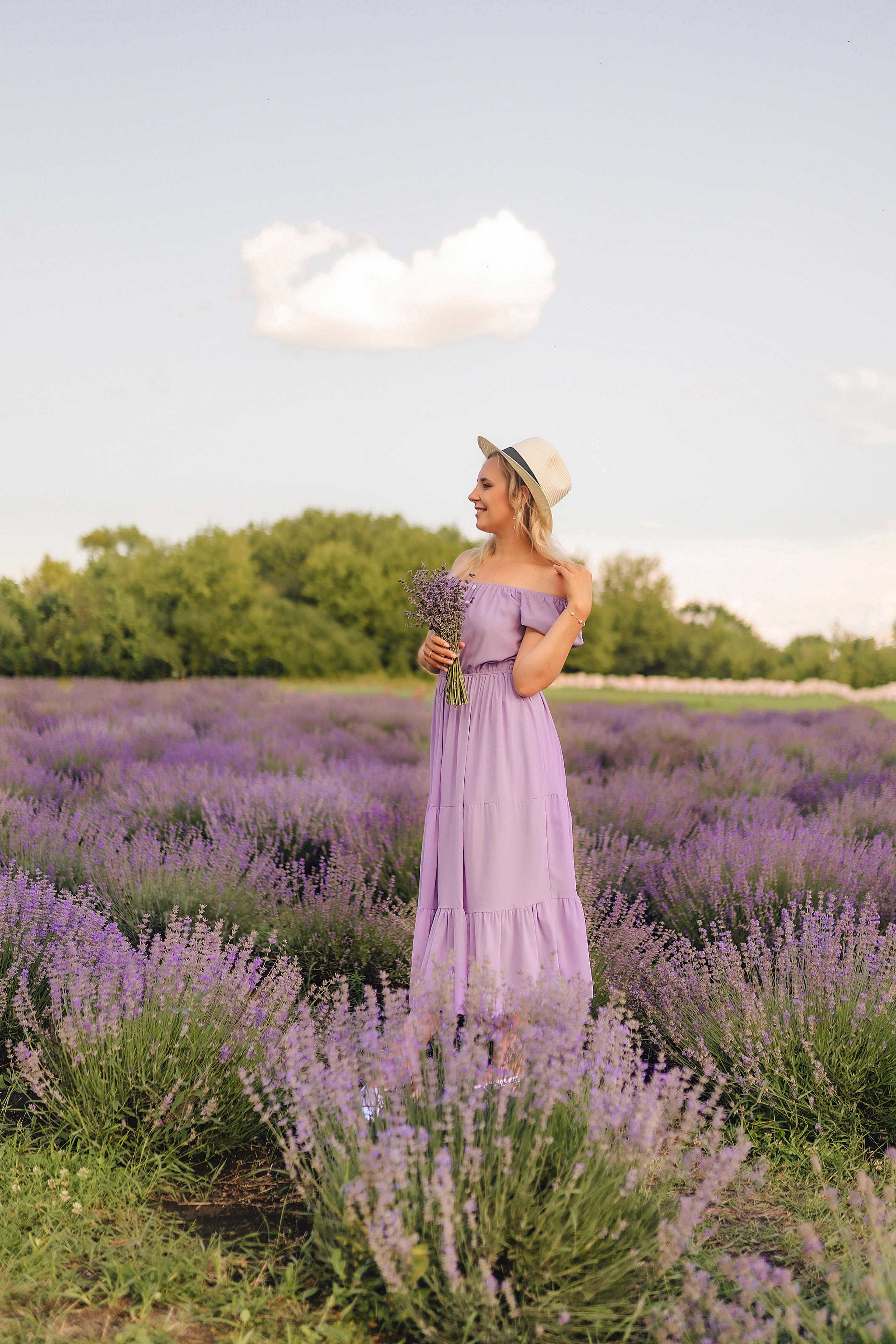 Дарья | Лавандовое поле. Фотограф Карина Шмулёва. Воронеж и область