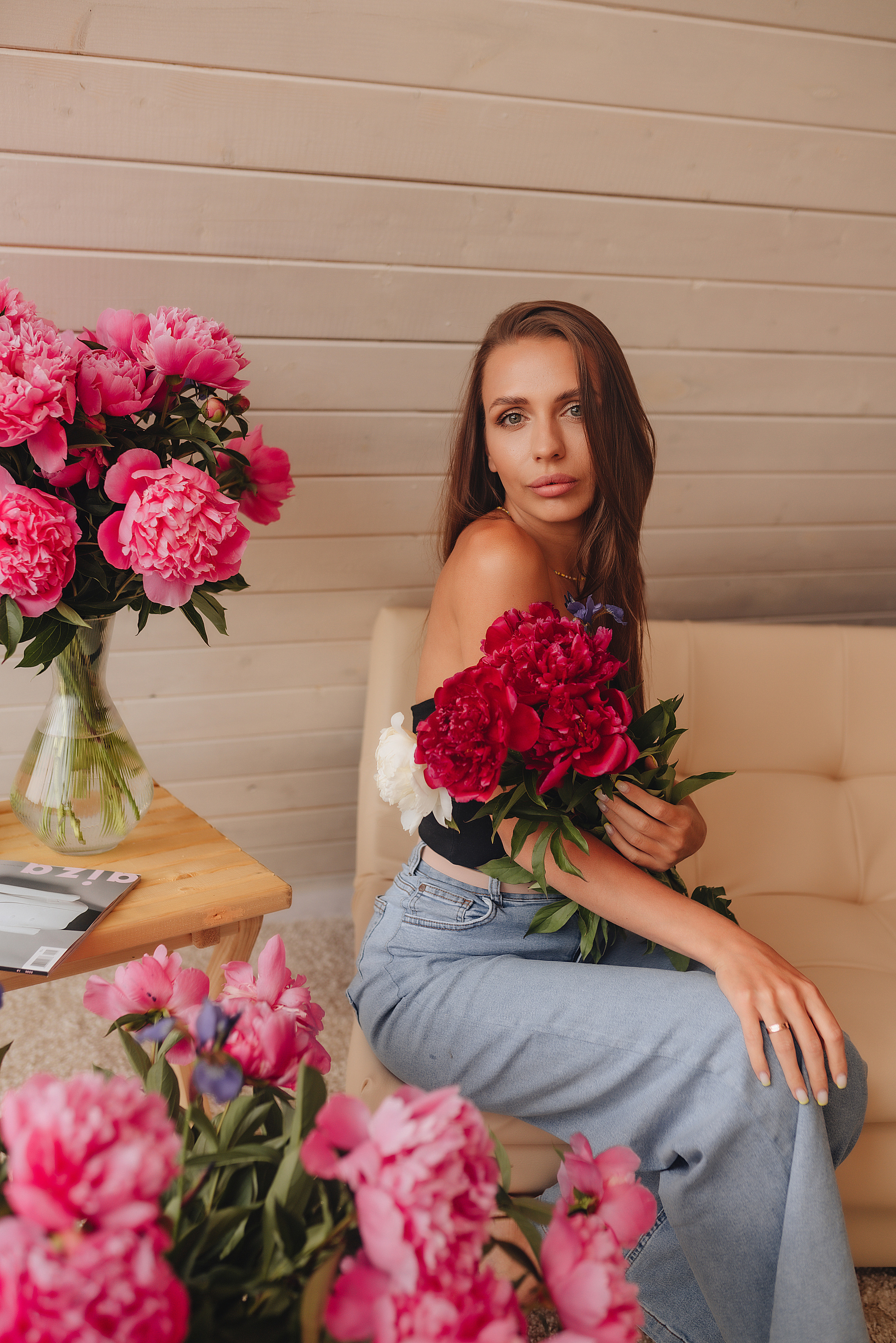 Юлия | Фотодень с пионами. Фотограф Карина Шмулёва. Воронеж и область