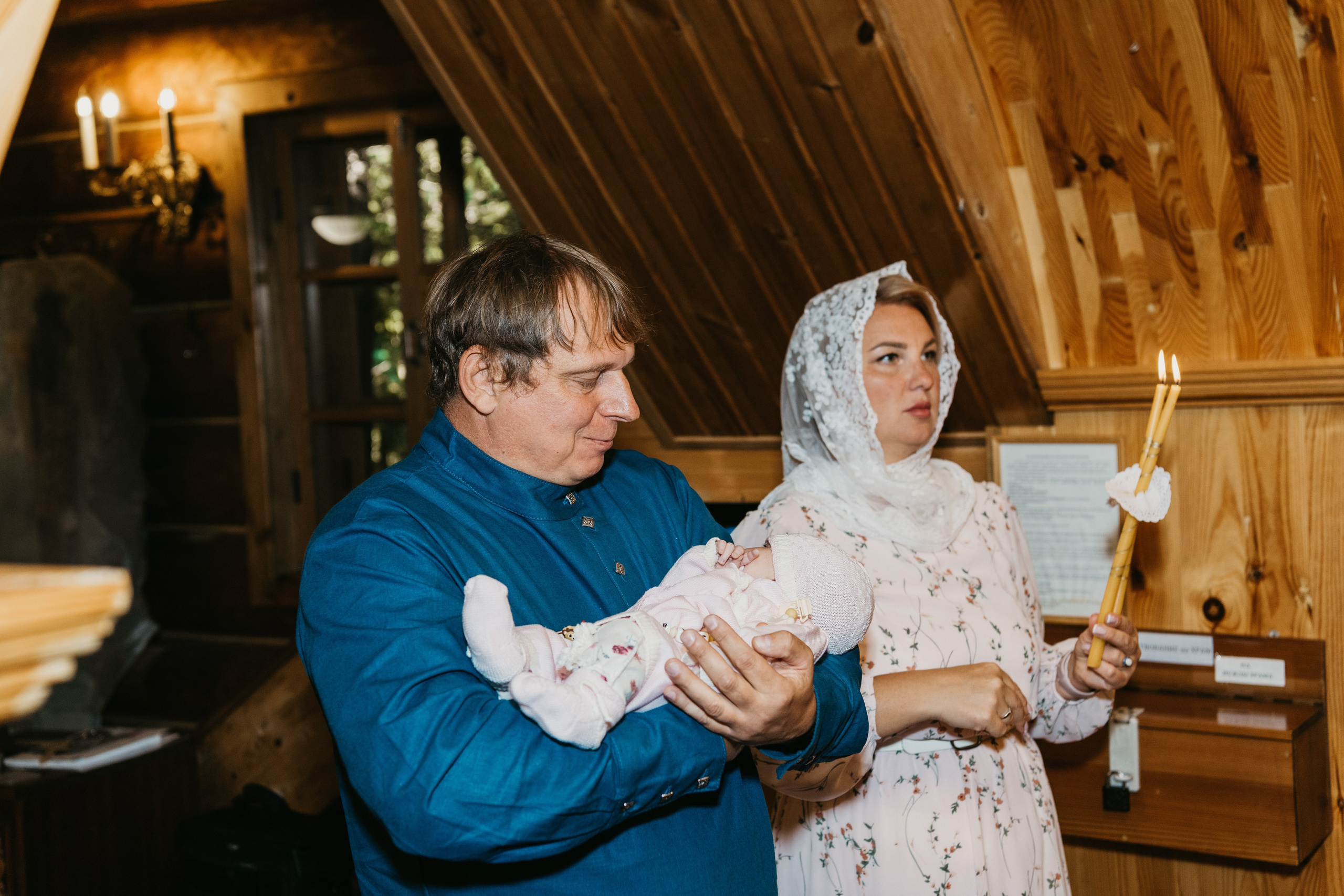 Крещение Елизаветы. Фотограф на выписку из роддома в Москве и МО