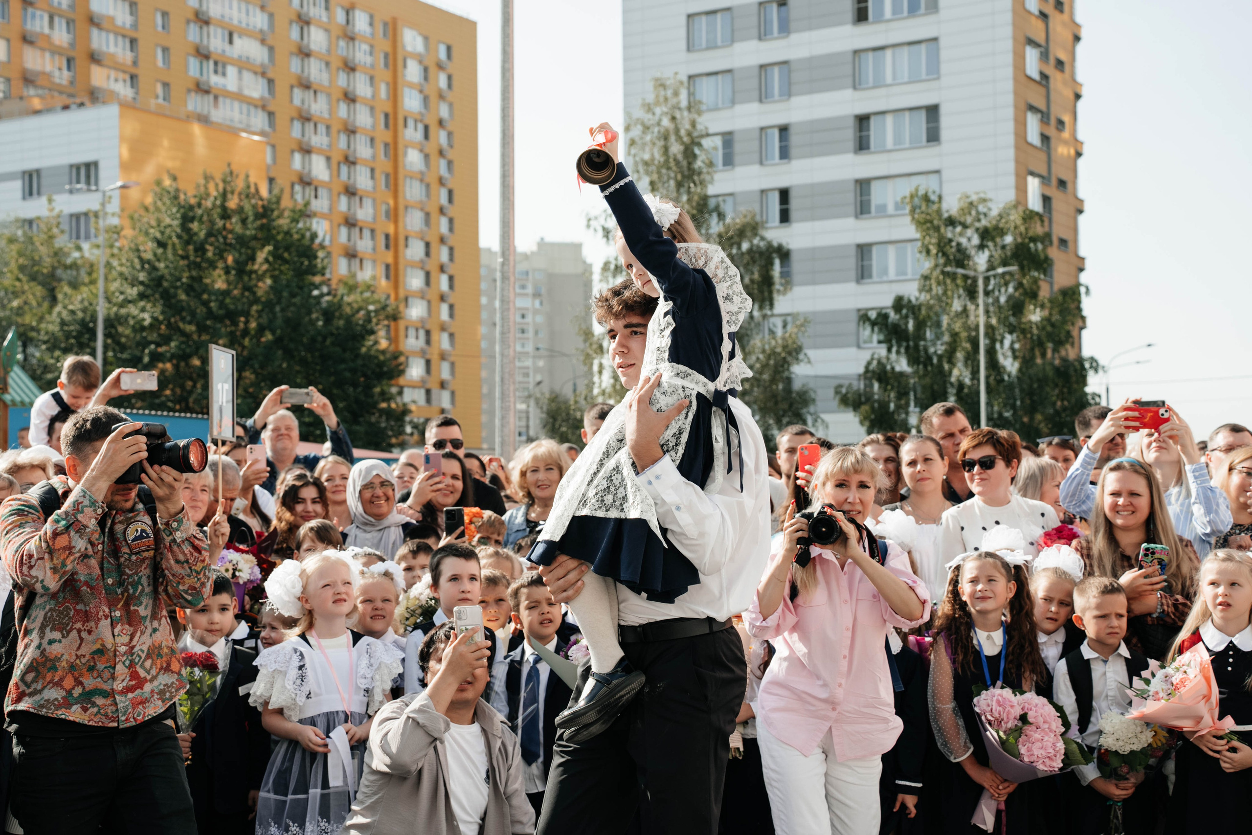 1 сентября, 1-й класс. Свадебный фотограф Москва Александра Аверкова