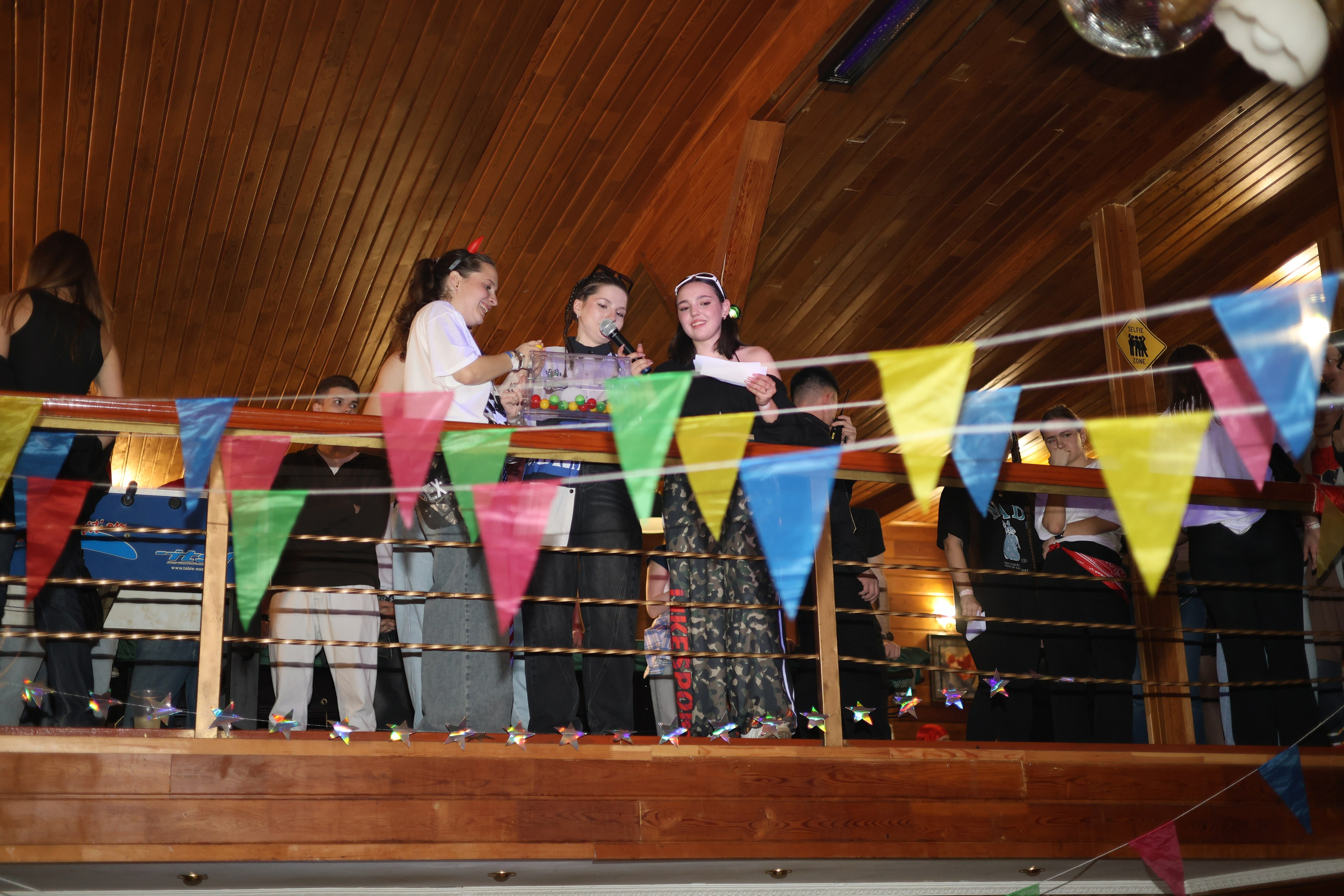 Student american-style party. Mintonov's Film Studio