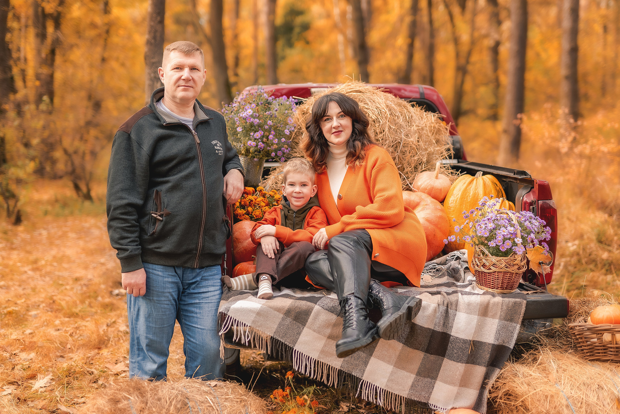 Осенний пикап2. Семейный, детский фотограф в Воронеже Анна Никитина