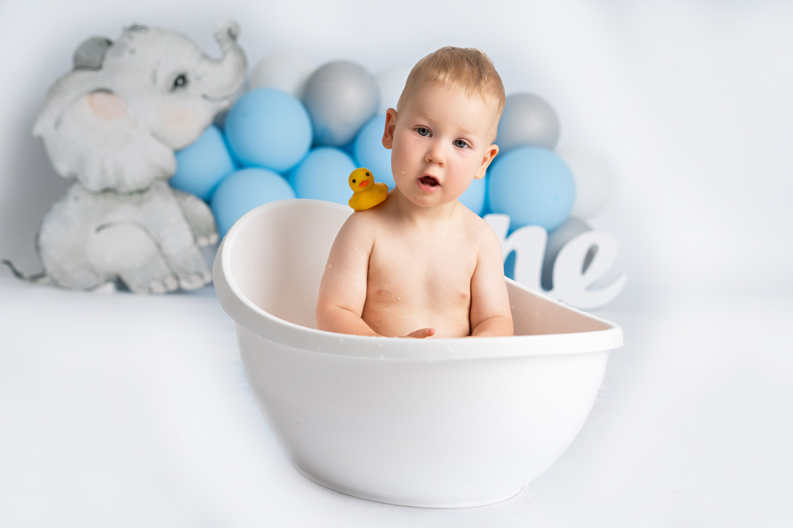 Марк. Фотограф новорождённых в Минске. Годик под ключ