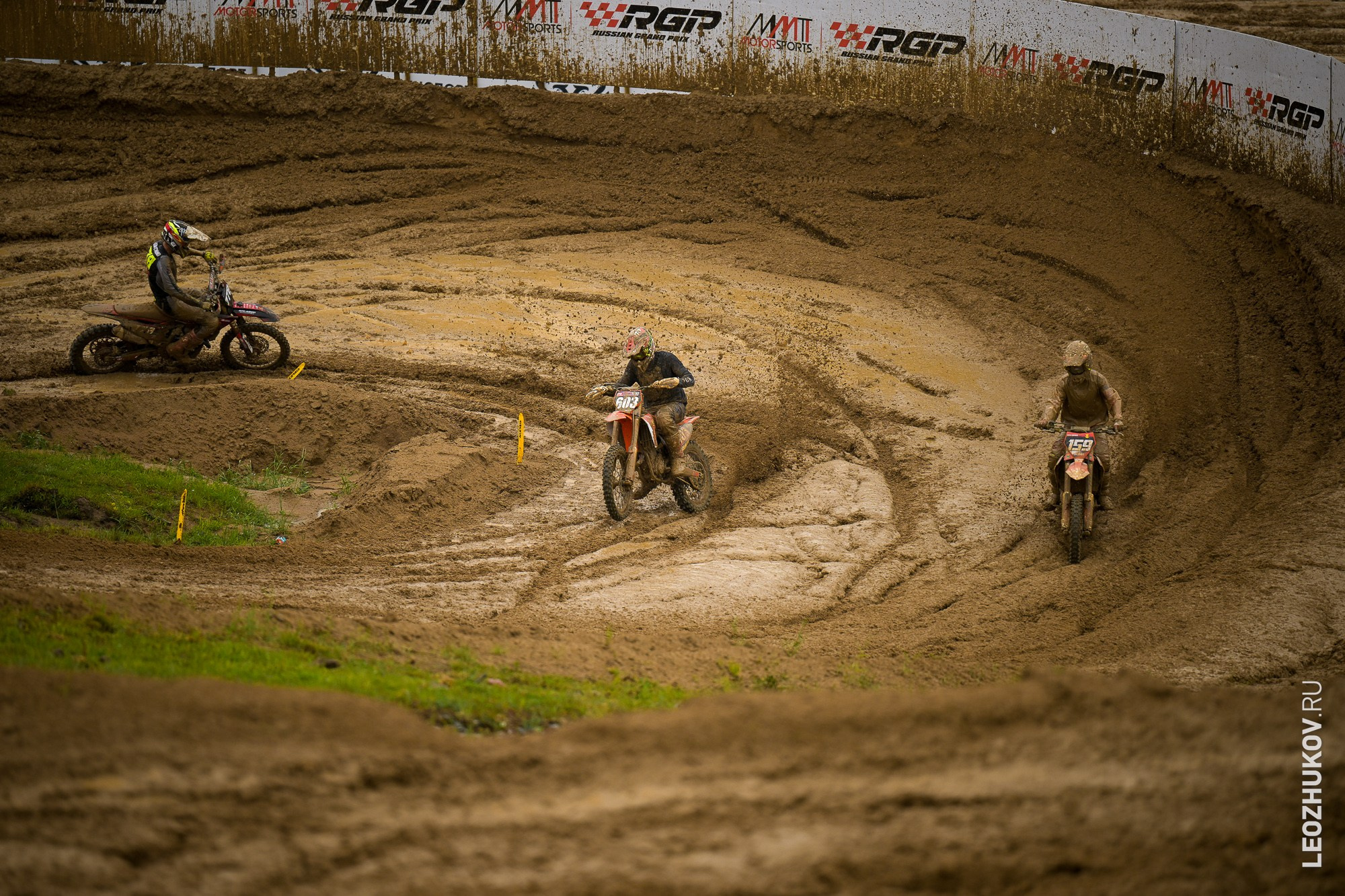 1 round of ММТ RGP russian motocross championships. Sports photographer Leonid Zhukov