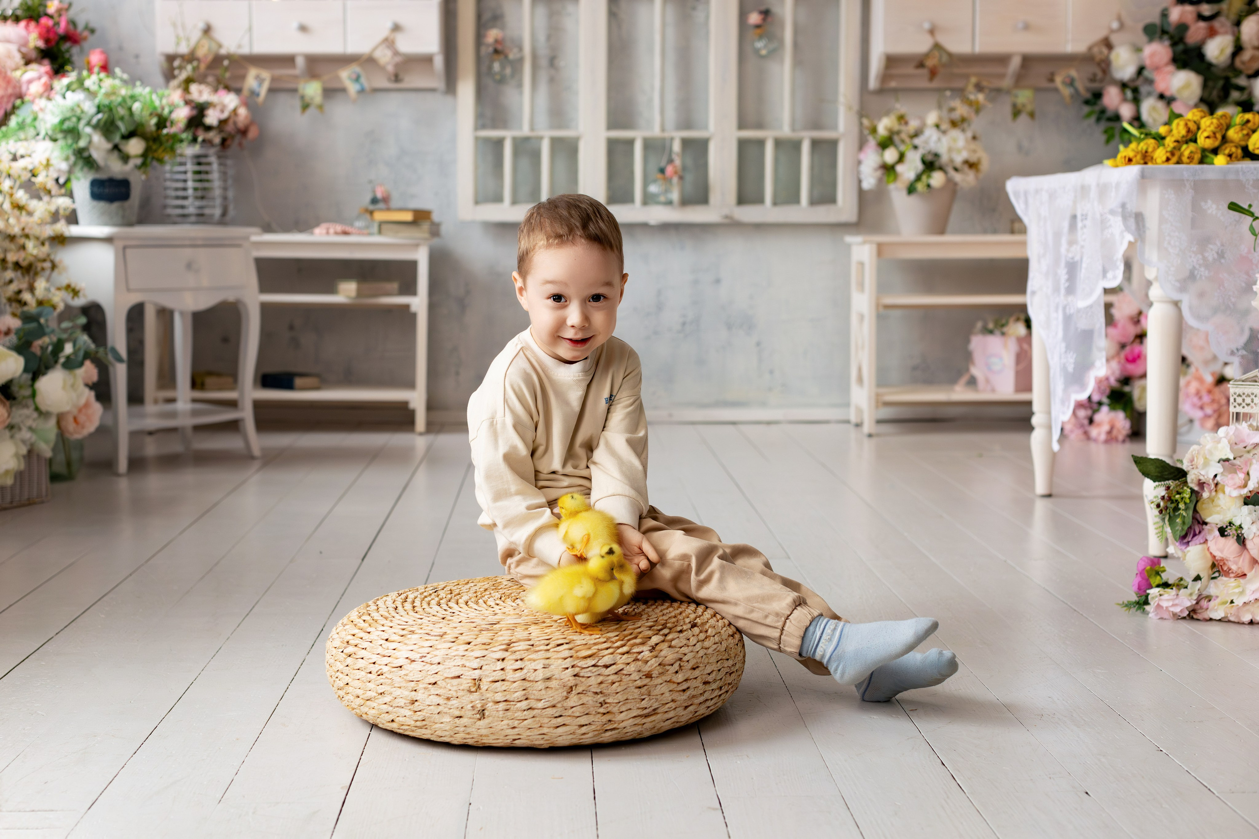 Фотосесии с Утятами и Кроликами (Пасхальные Фотосессии). Семейный и Детский фотограф в Москва Скворцова Татьяна