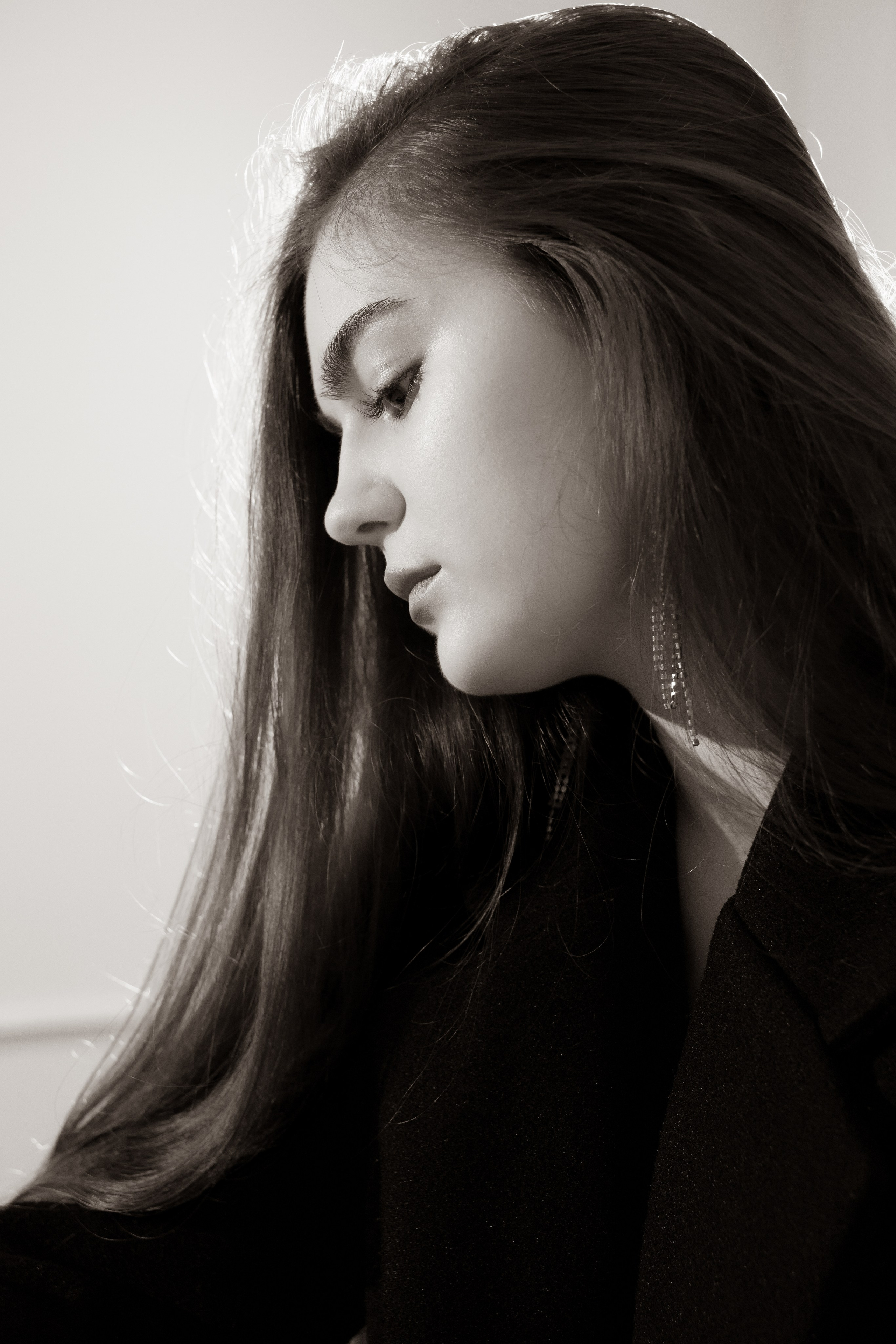 Проведение съёмки, целью которой является получение красивых портретов Арины.