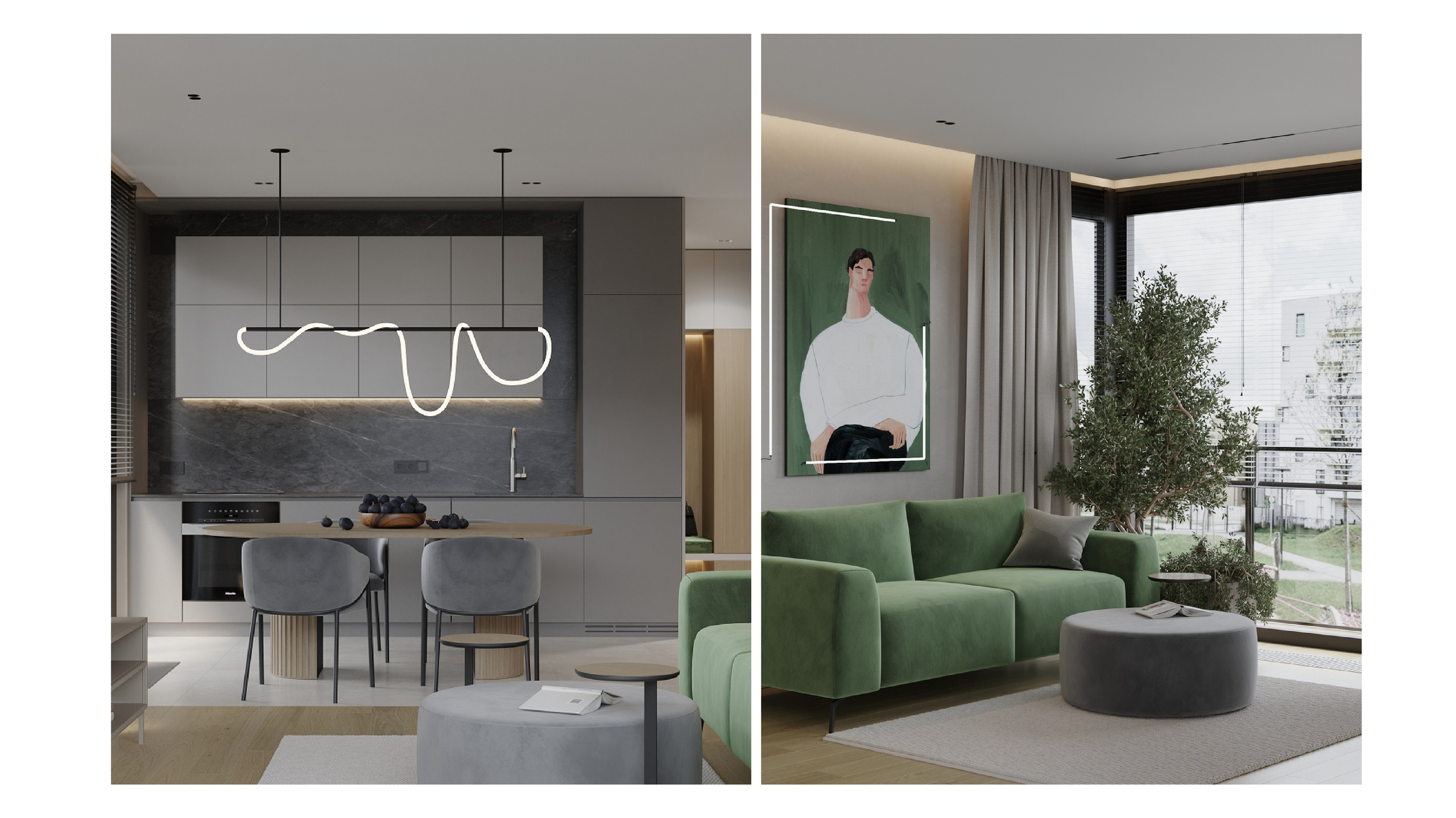 Дизайн-проект. MIRRO STUDIO Дизайн интерьера и реализация под ключ Варшава