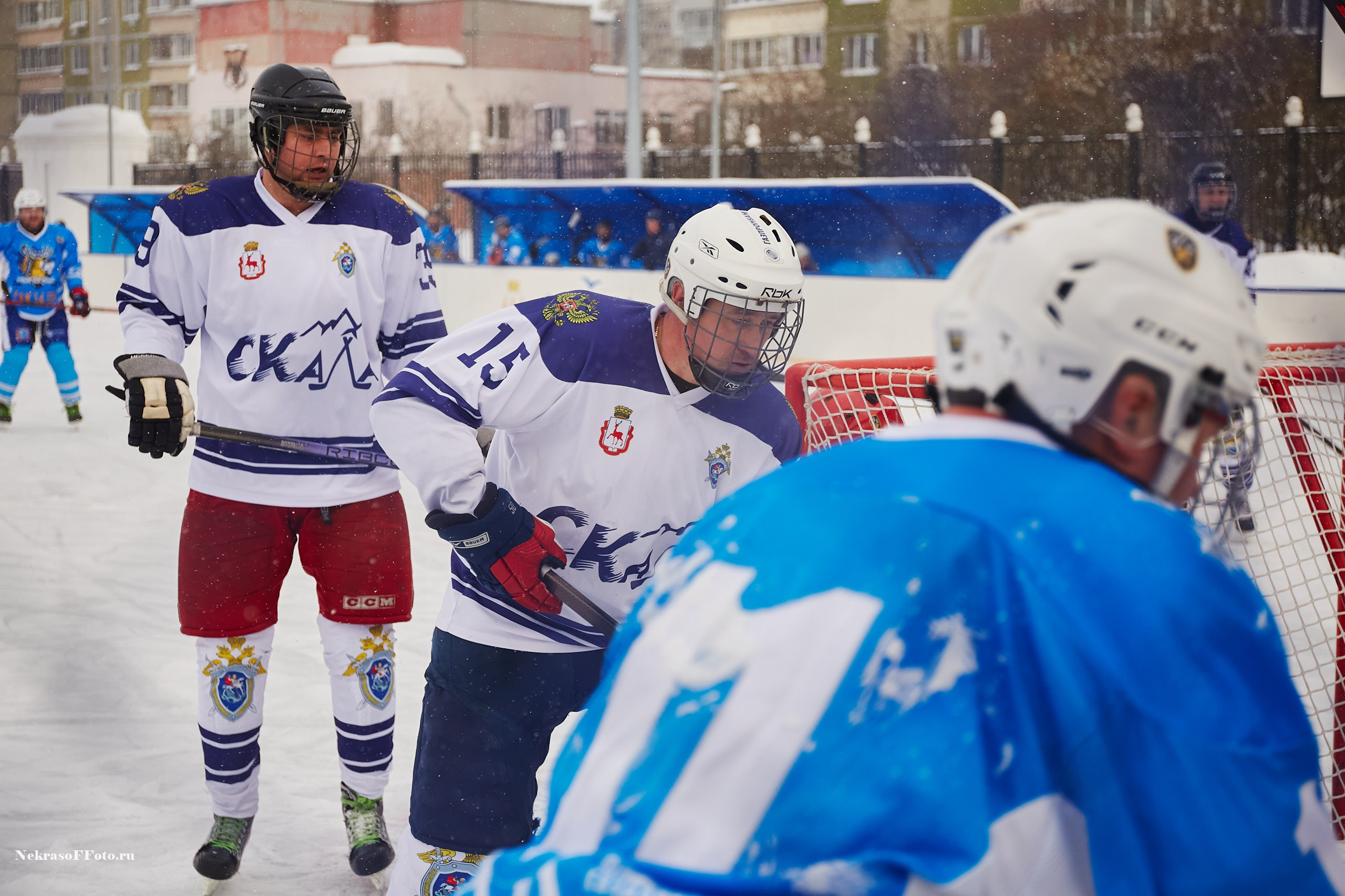 Турнир по хоккею «Русская классика» в рамках Офицерской хоккейной лиги. Спортивный фотограф Некрасов Денис