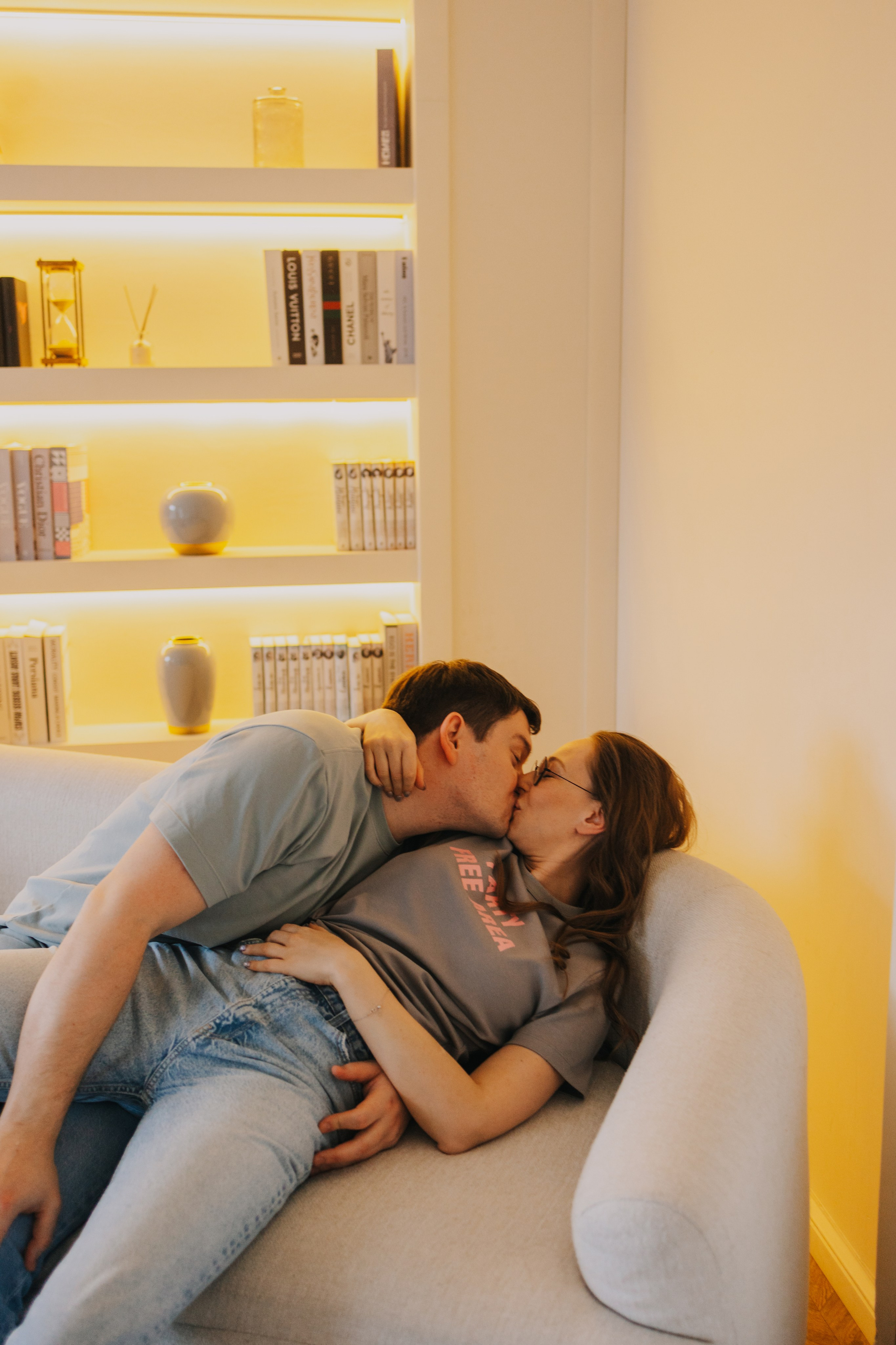 Большая семья. Домашняя фотосессия