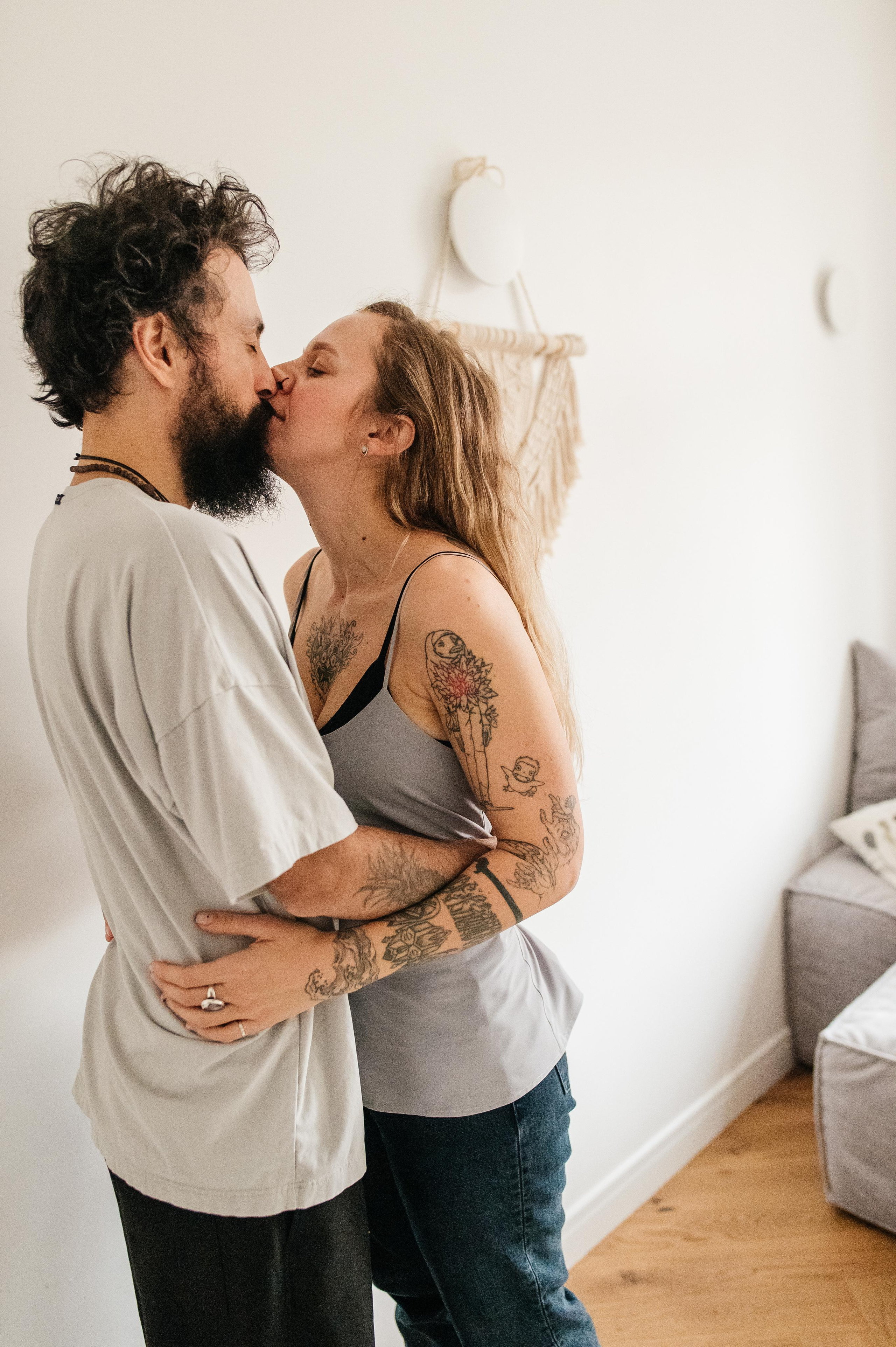 Домашняя фотосессия стильных людей. Семейный фотограф. Lifestyle. Москва. Анастасия Михайлова