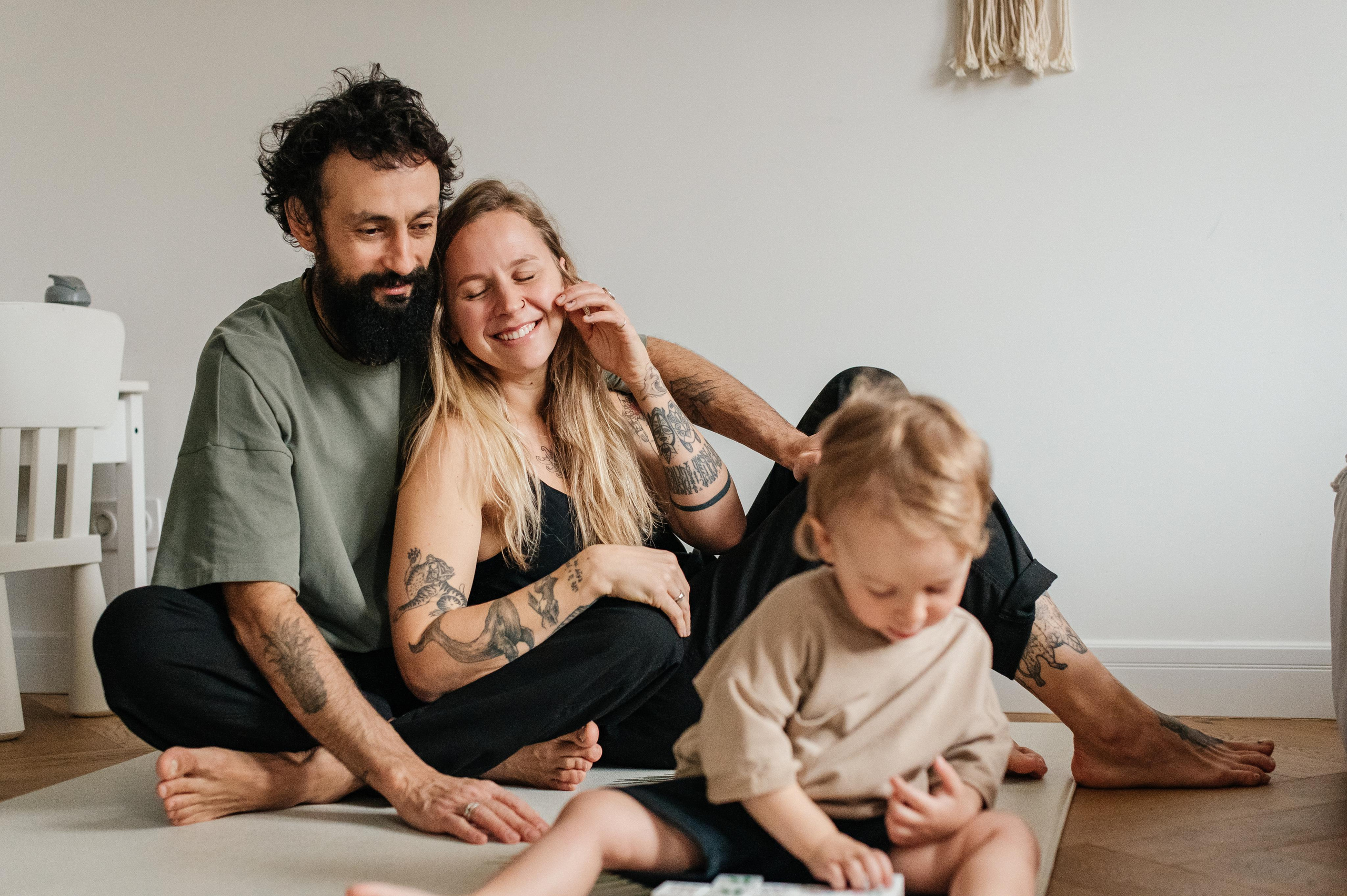 Домашняя фотосессия стильных людей. Семейный фотограф. Lifestyle. Москва. Анастасия Михайлова