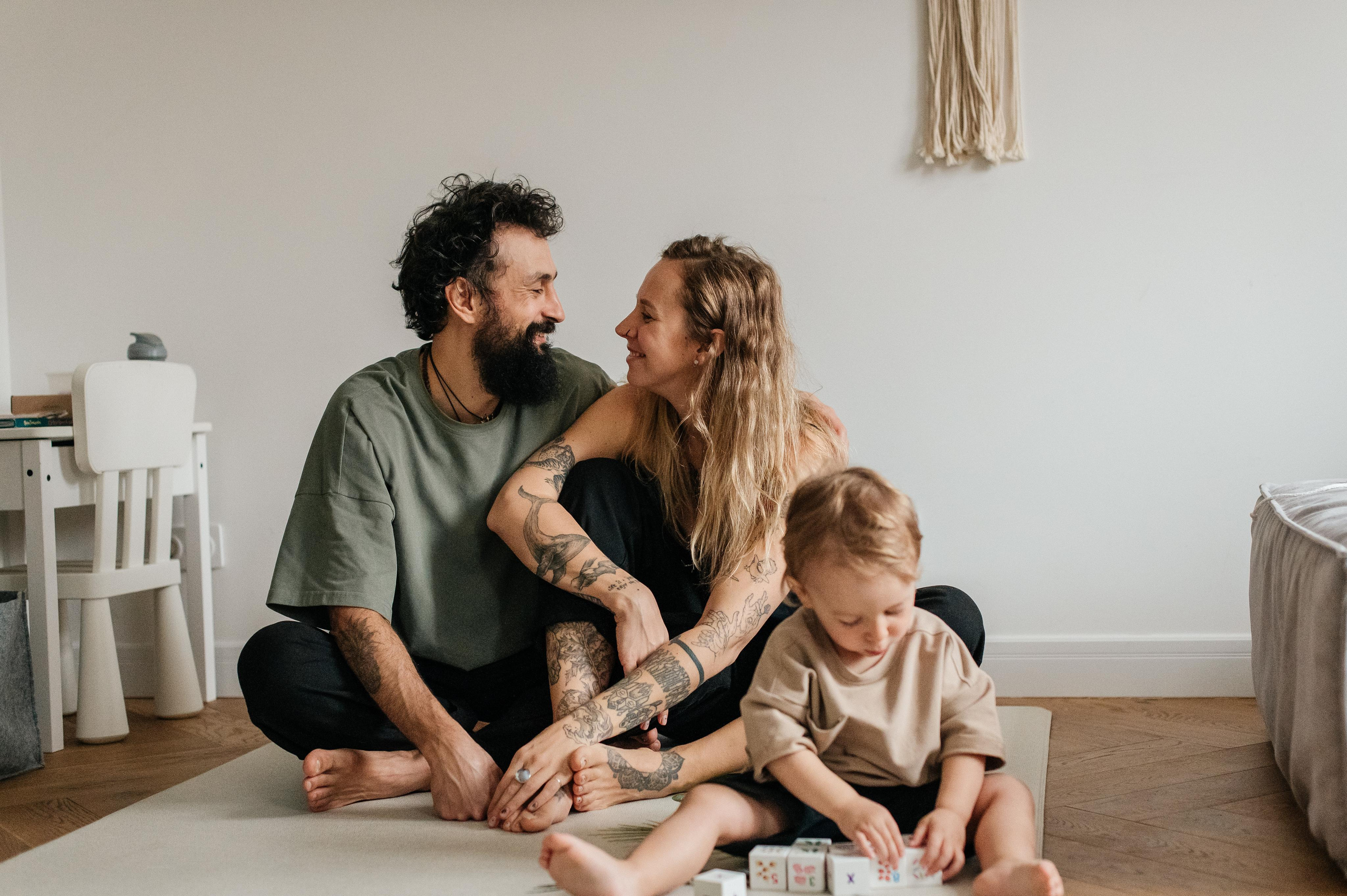 Домашняя фотосессия стильных людей. Семейный фотограф. Lifestyle. Москва. Анастасия Михайлова