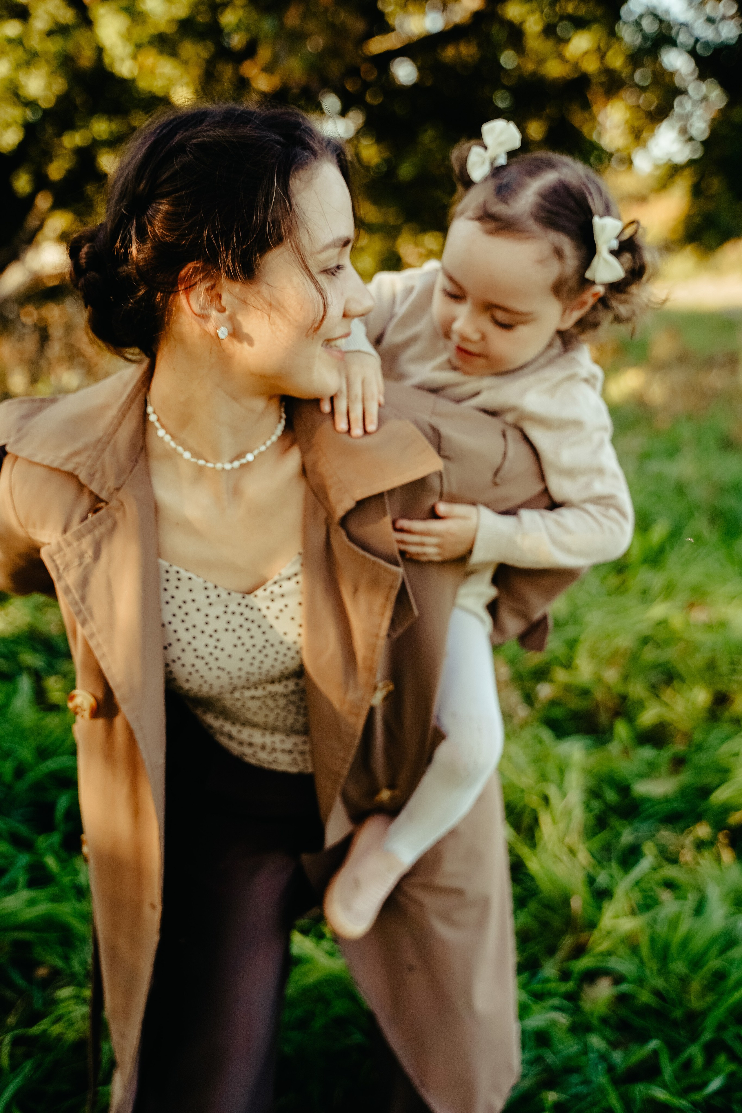 Мама и Дочка Осенняя фотосъемка