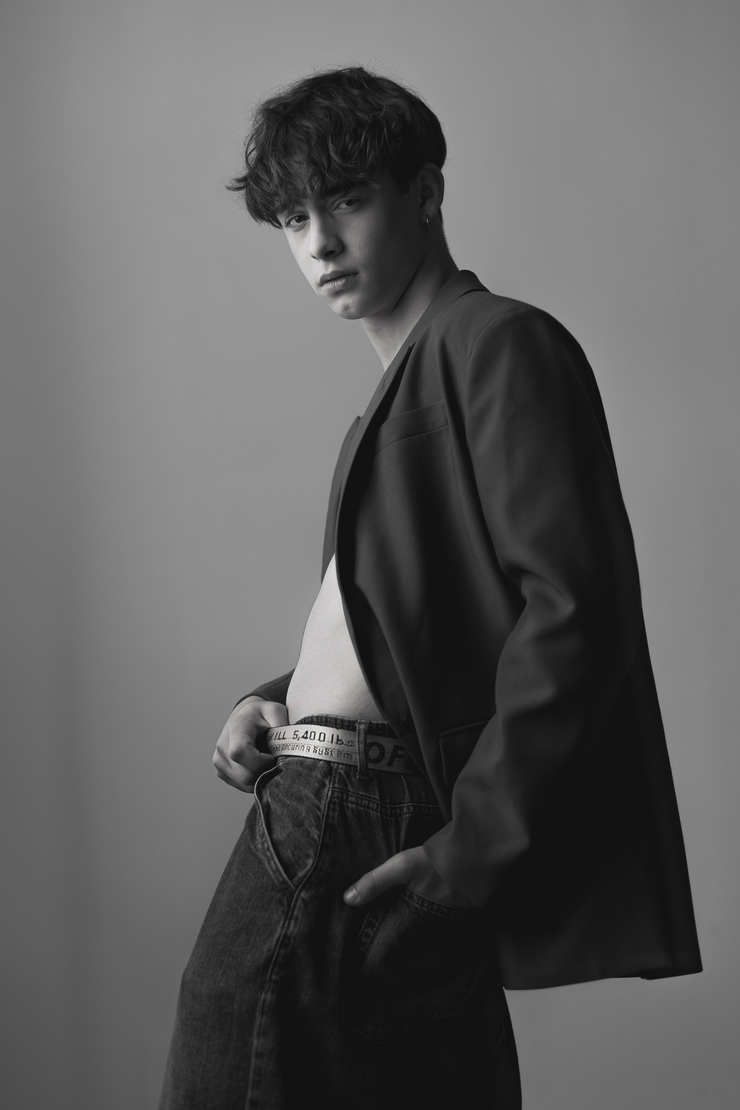 Мужской портрет ЧБ