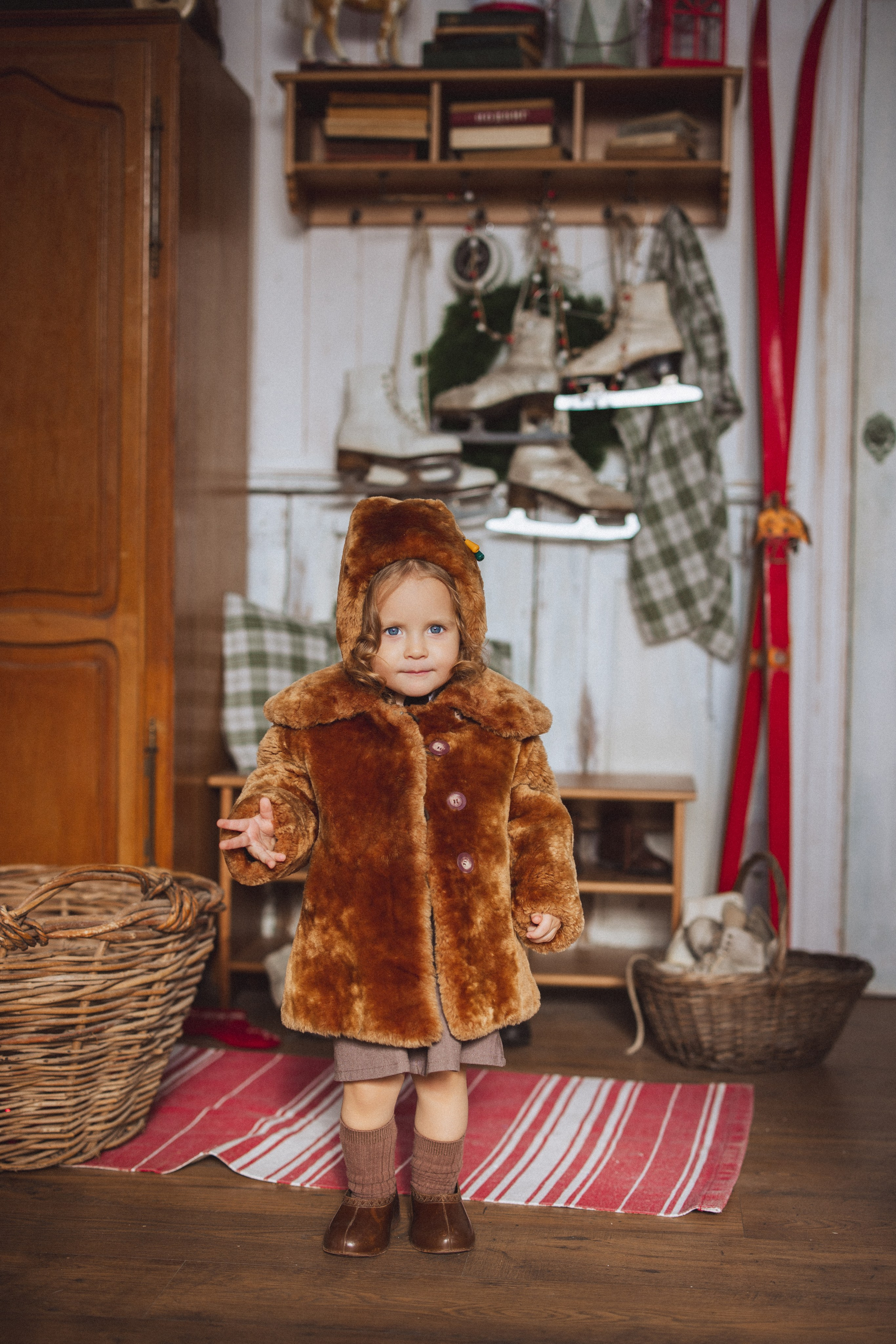 Новогодняя фотосессия в стиле Винтаж. Семейный и детский фотограф в Краснодаре Анна Трашкова