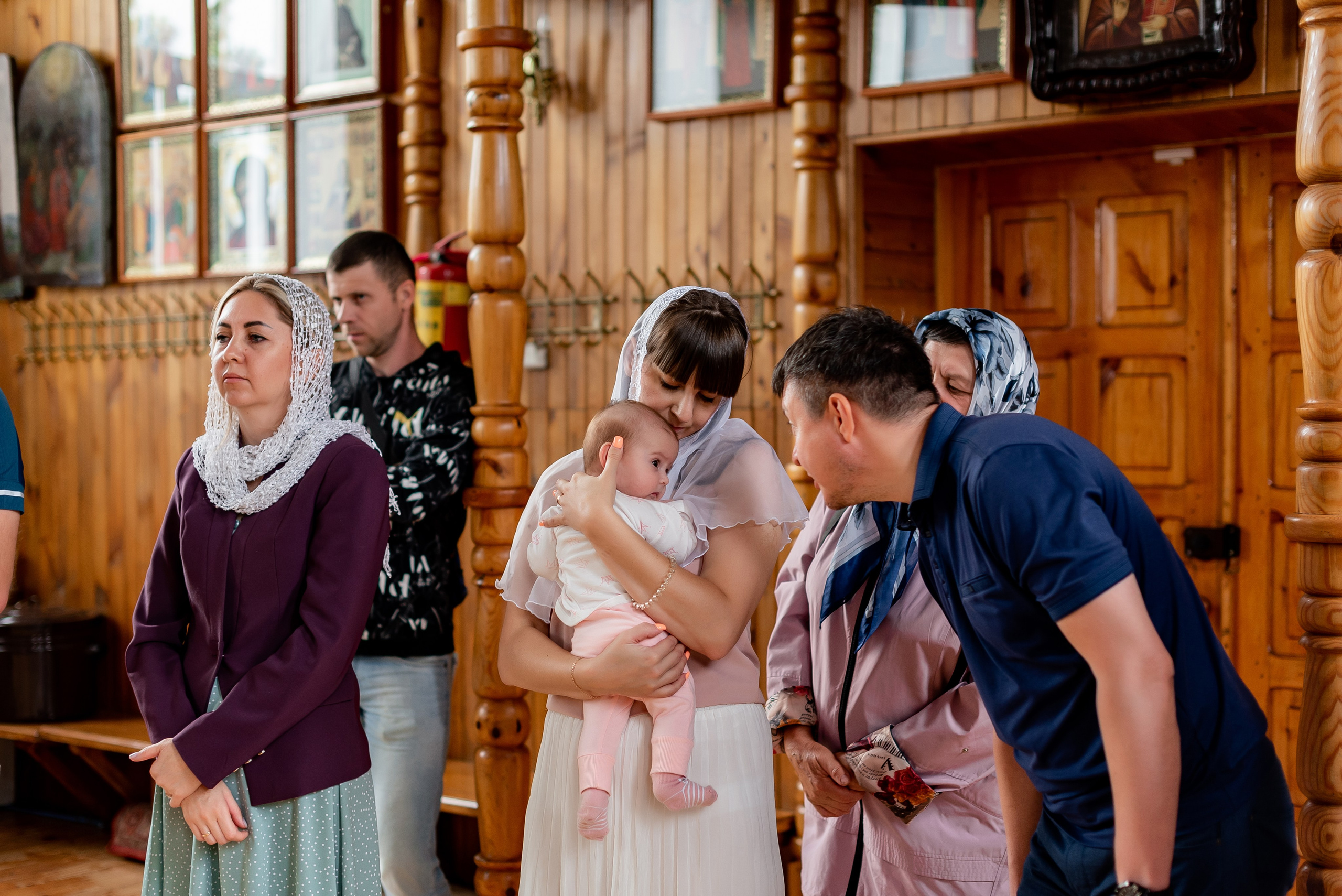 Крещение Ксении. Фотограф Татьяна Иванчикова