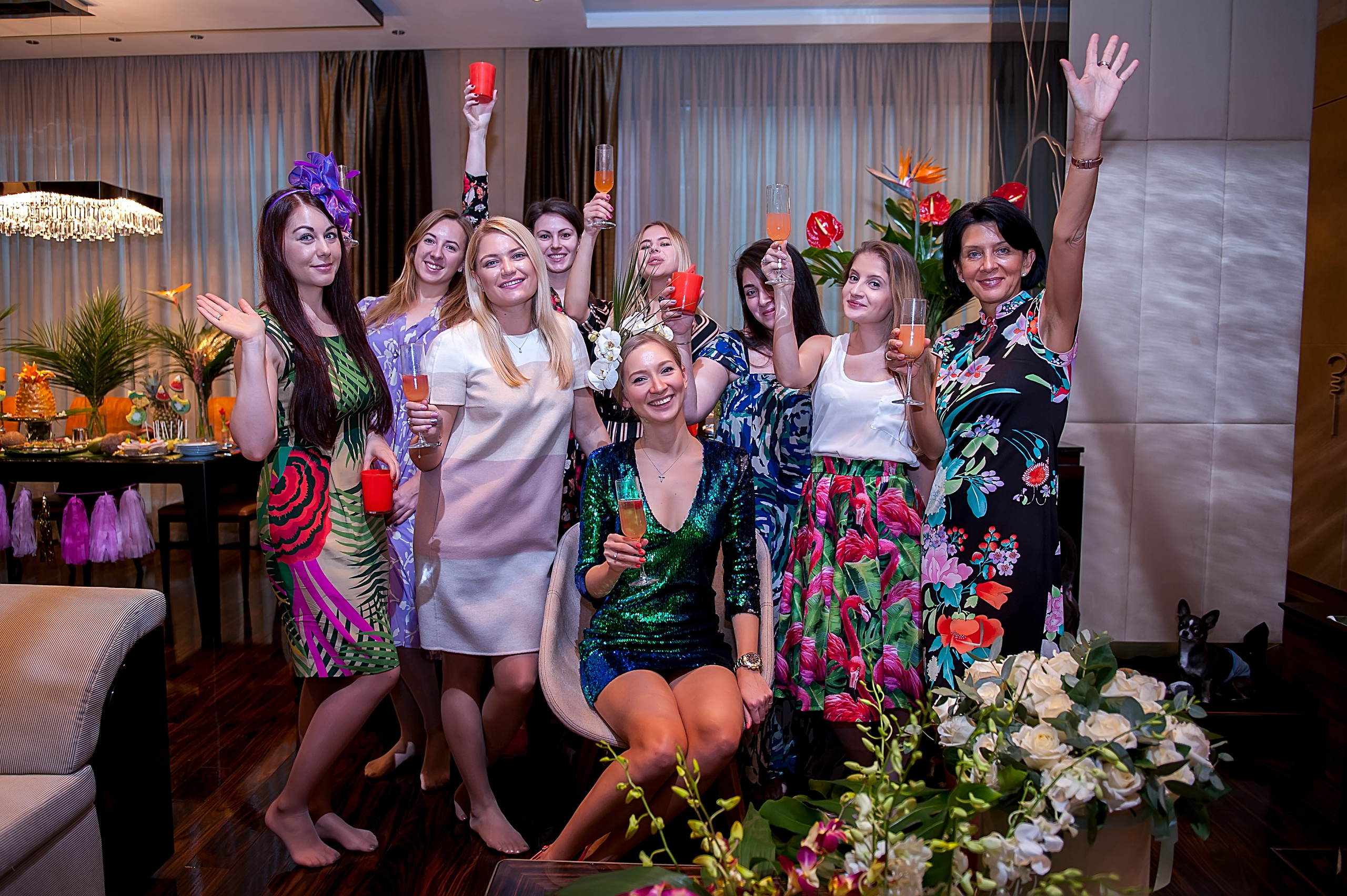 Bridal Shower в тропическом стиле. Свадебный и семейный фотограф Виктория Носачёва. Щелково, Москва и МО