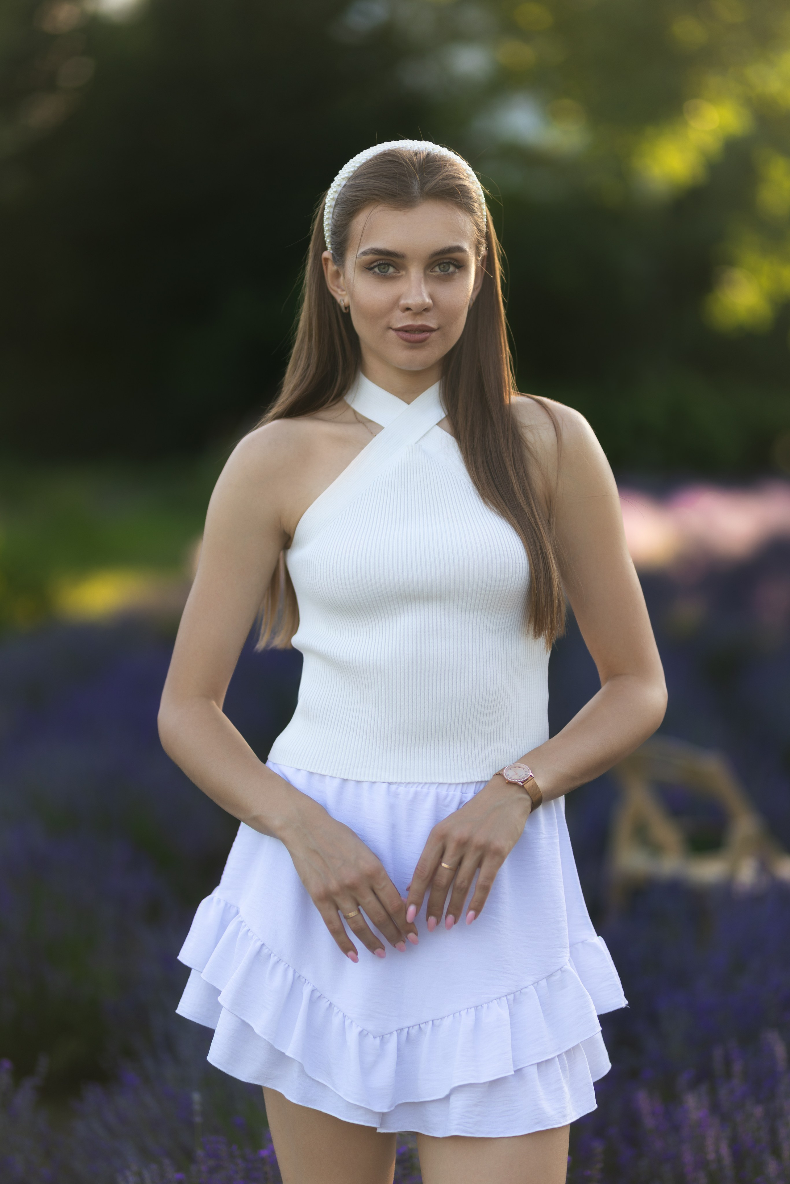 Съемка с Кариной в поле с лавандой в формате для «себя». Дмитрий Шульгин, портретный фотограф в Воронеже