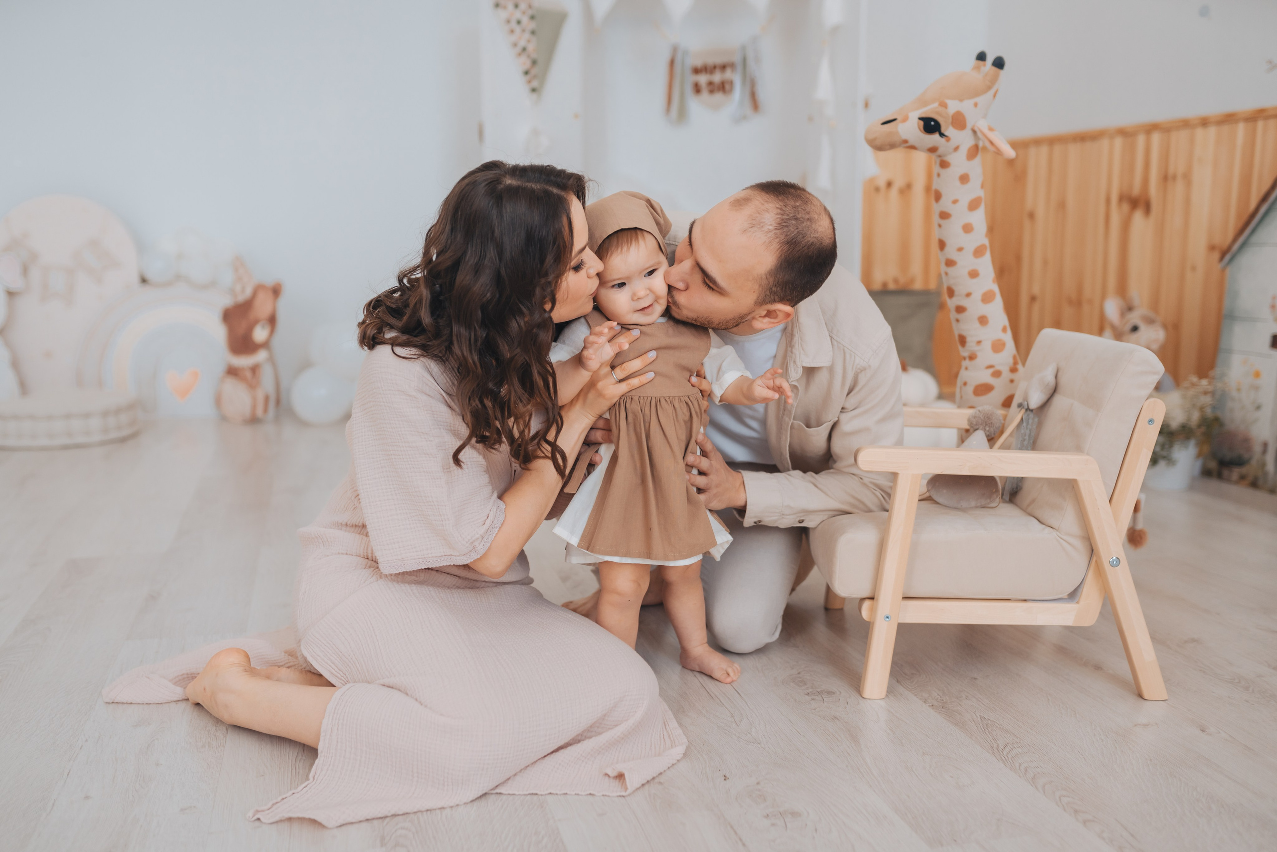 Амелия 1 год. Семейный, детский и лайфстайл фотограф в Москве Альбина Соколова